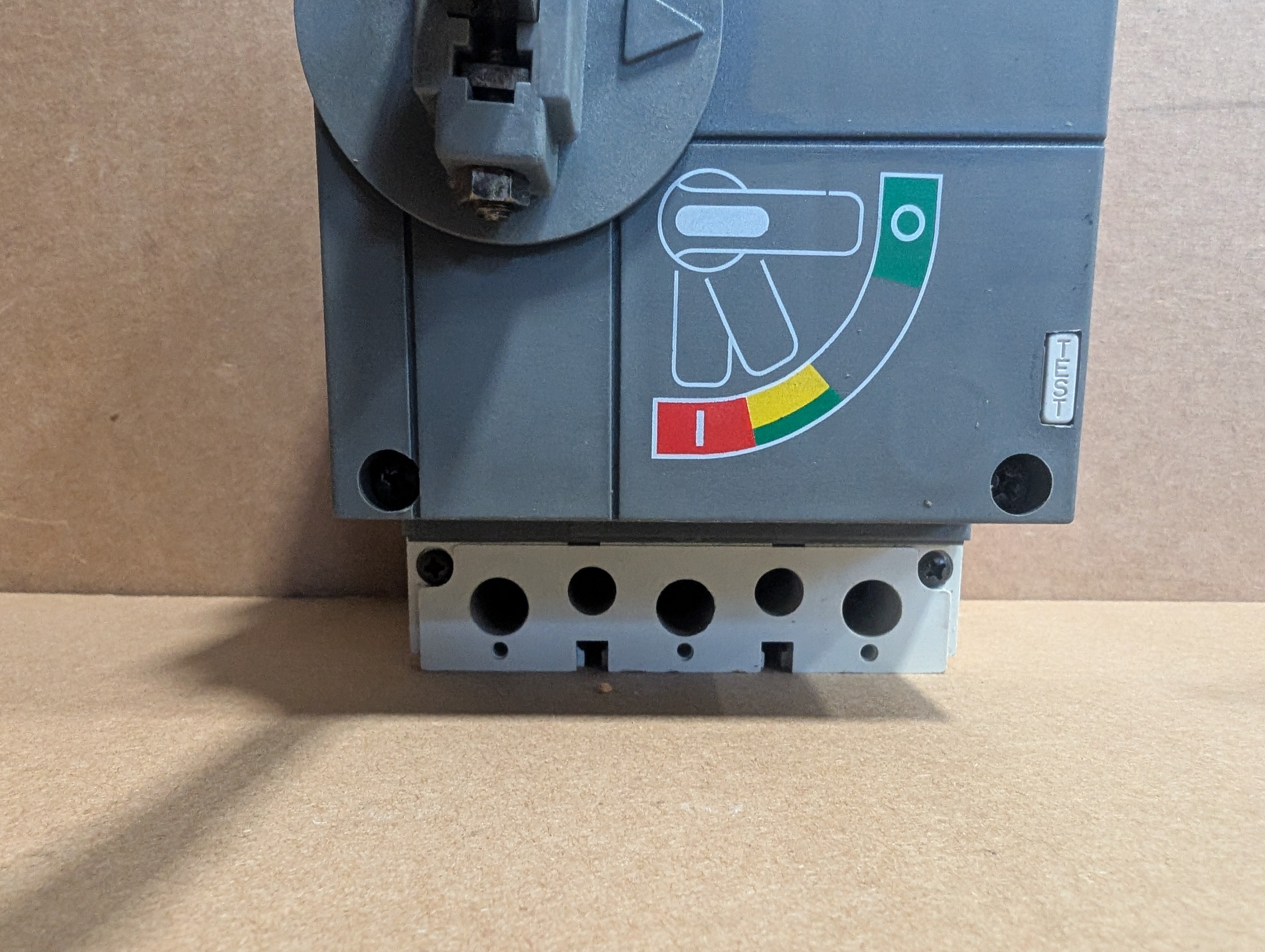 ABB SACE S3N 3-Pole 50A Circuit Breaker Disconnect w/ Rotary Handle Used