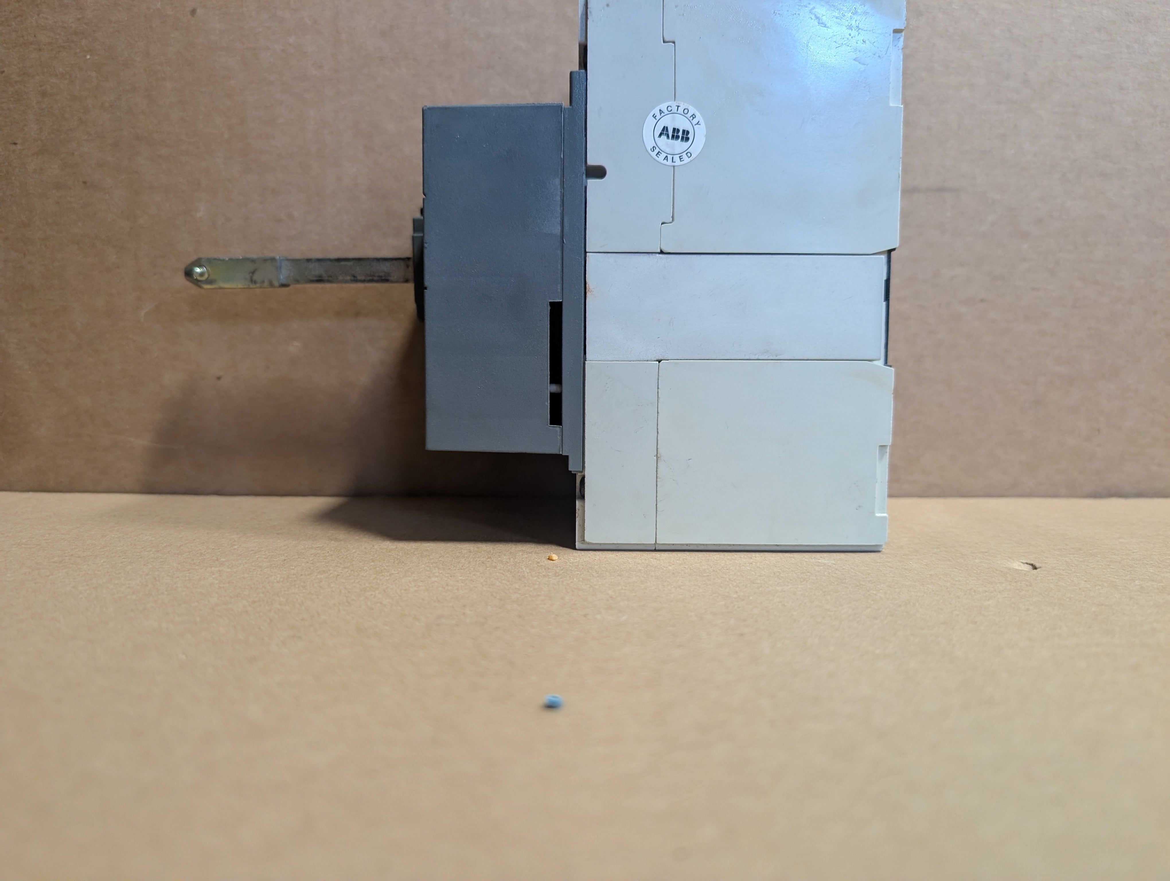 ABB SACE S3N 3-Pole 50A Circuit Breaker Disconnect w/ Rotary Handle Used