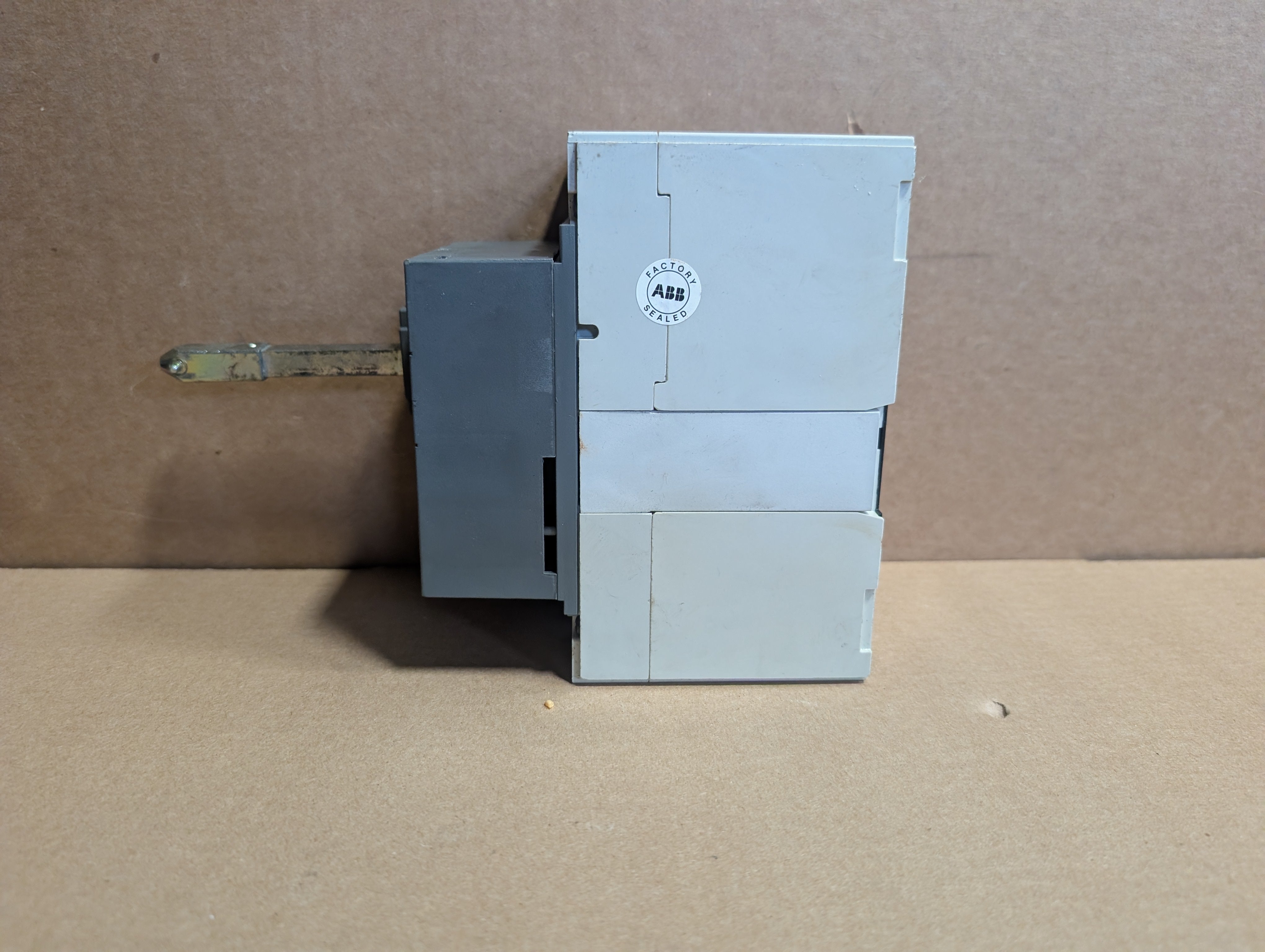 ABB SACE S3N 3-Pole 50A Circuit Breaker Disconnect w/ Rotary Handle Used