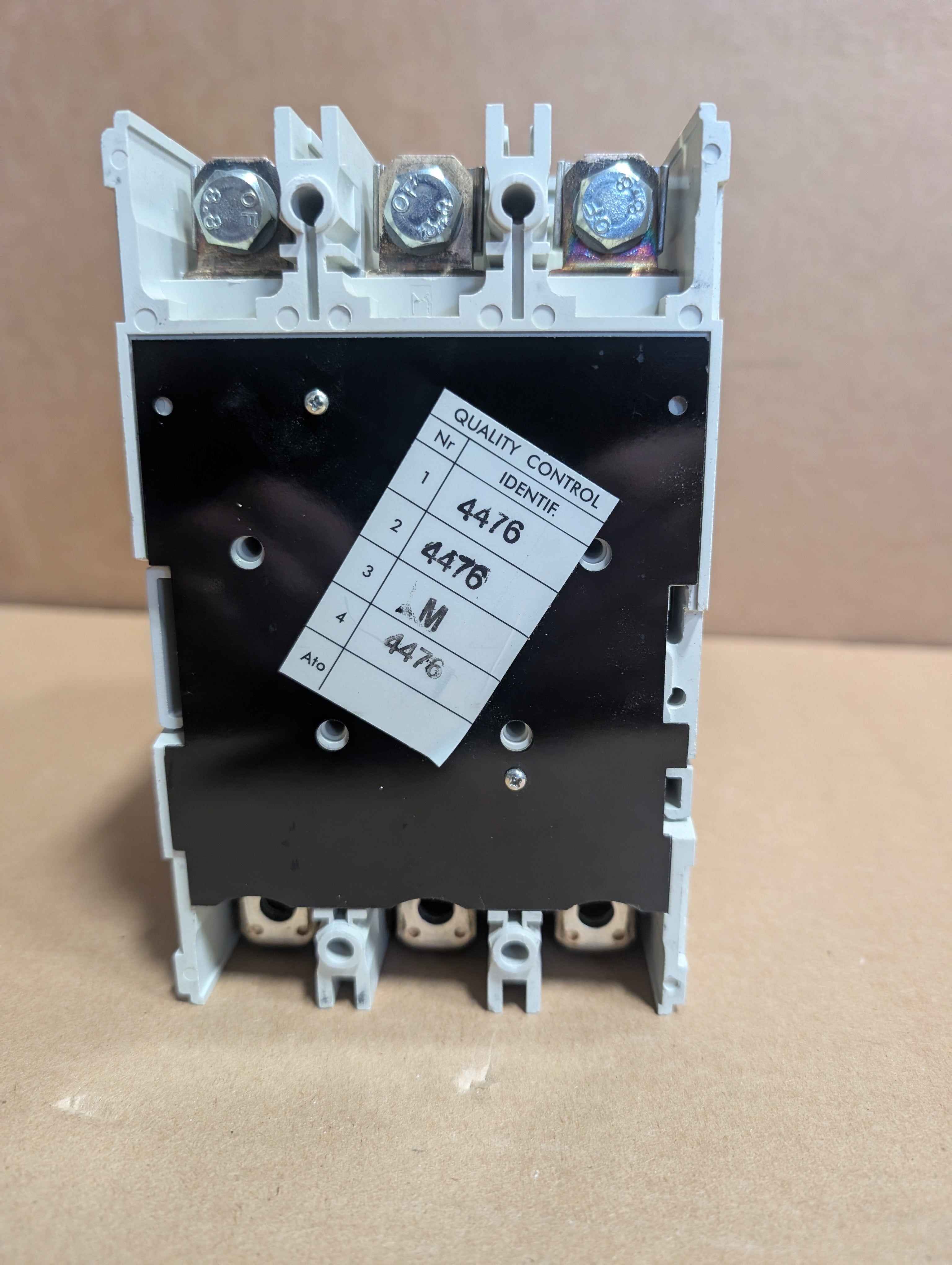 ABB SACE S3N 3-Pole 125A Circuit Breaker Disconnect w/ Rotary Handle Used