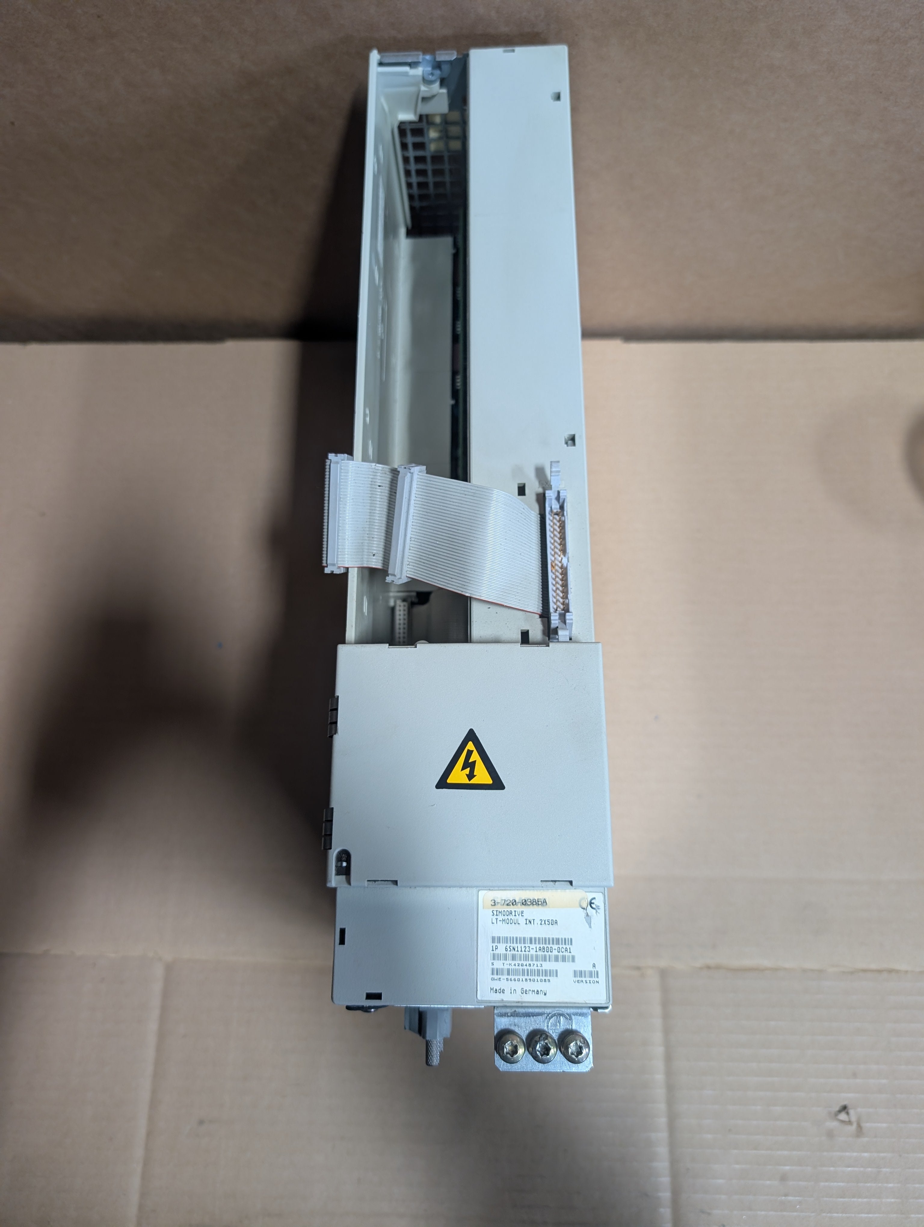Siemens Simodrive 6SN1123-1AB00-0CA1 Ver. A LT-Modul INT .2x50A Used