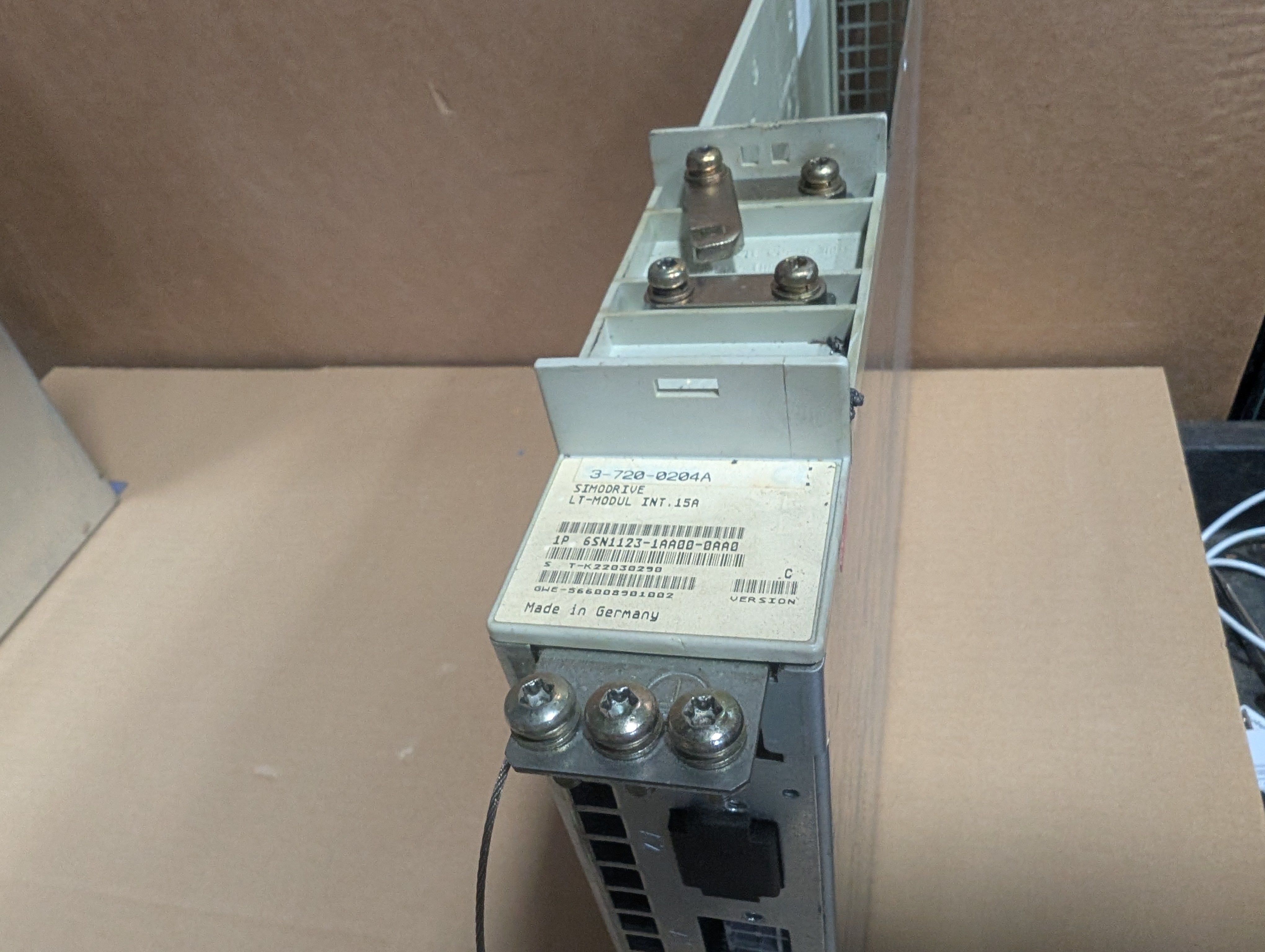 Siemens Simodrive 6SN1123-1AA00-0CA1 Ver. A LT-Modul INT 50A Used