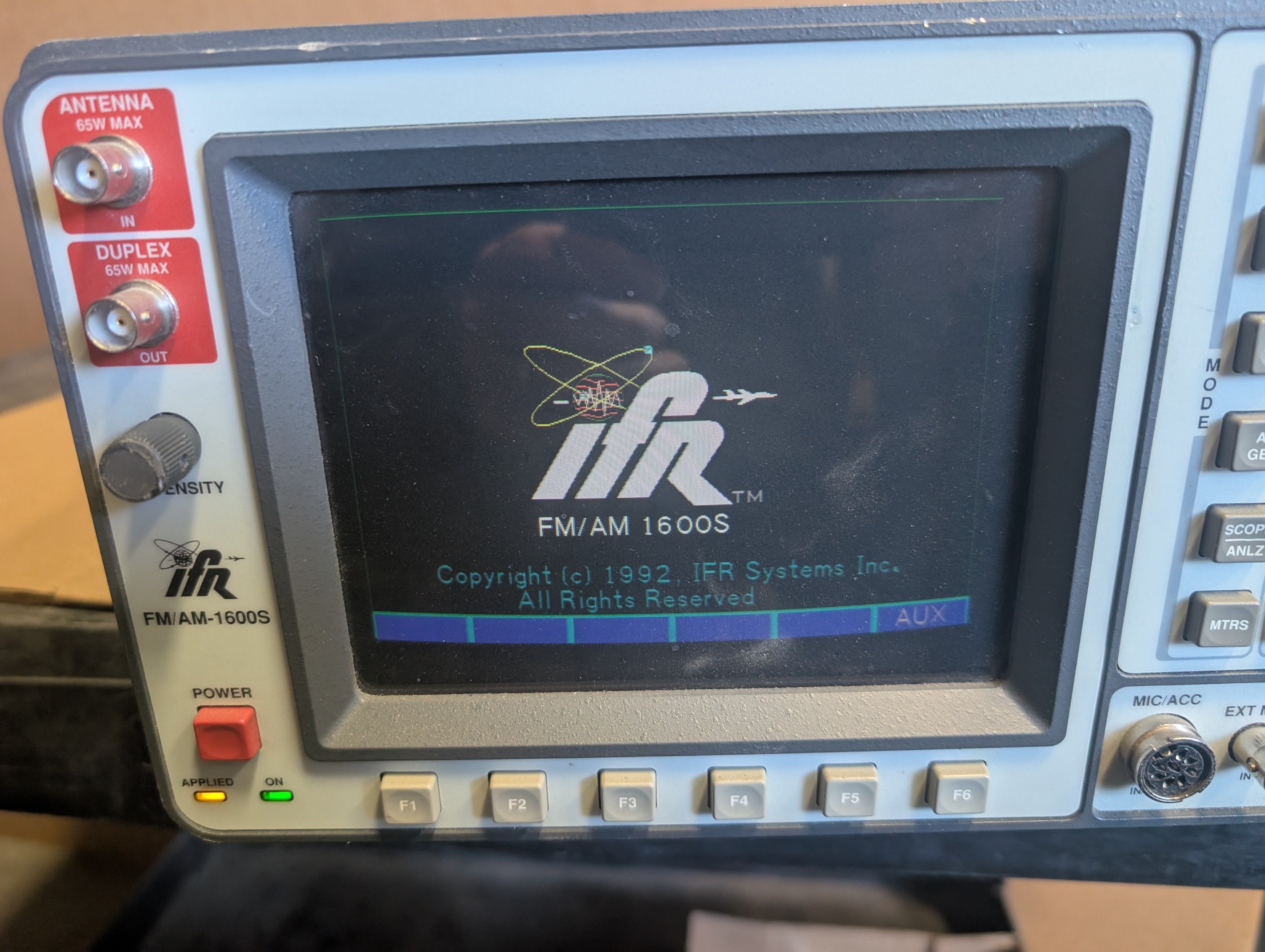 IFR FM/AM-1600S Communications Service Monitor Used