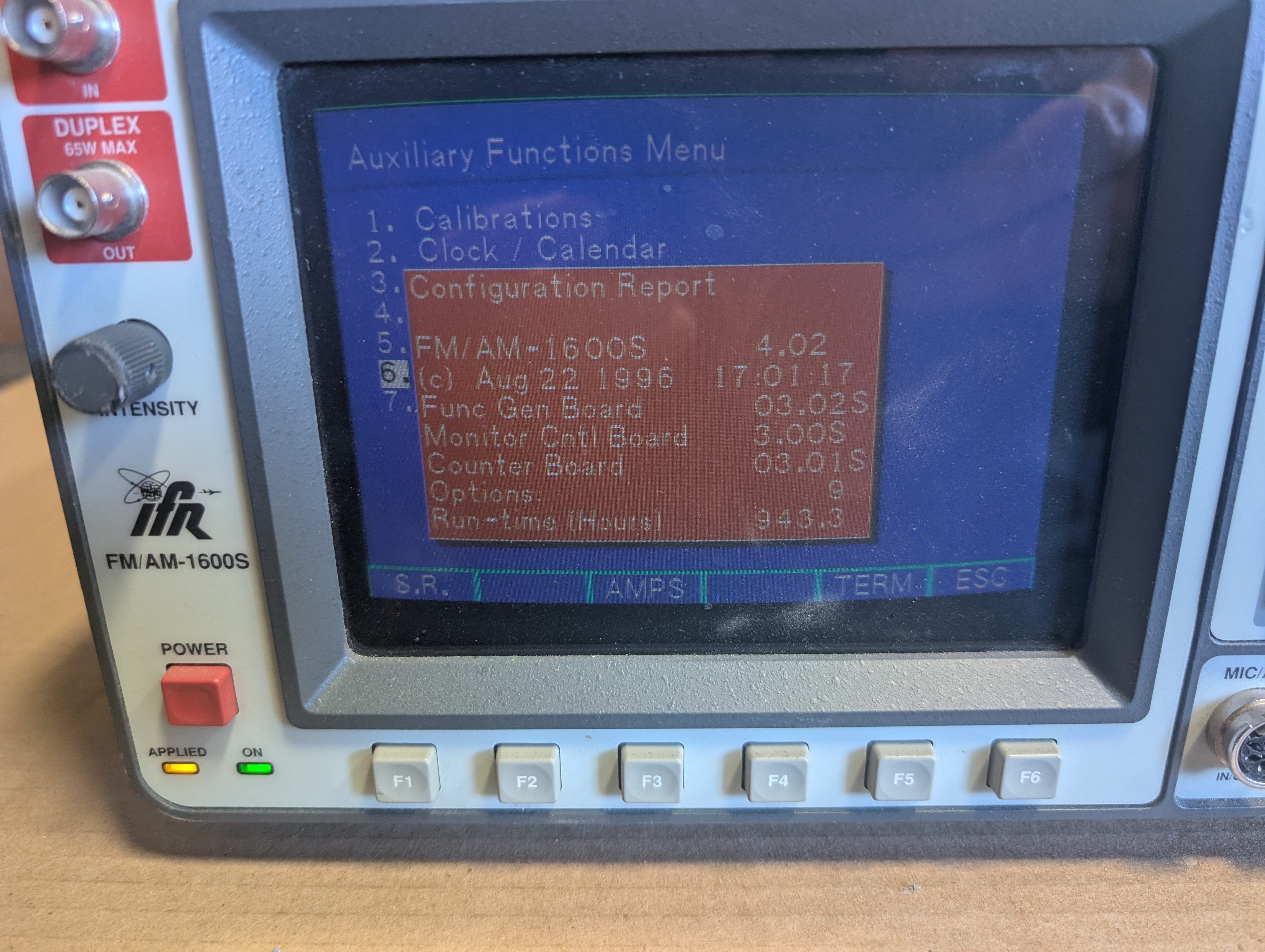 IFR FM/AM-1600S Communications Service Monitor Used