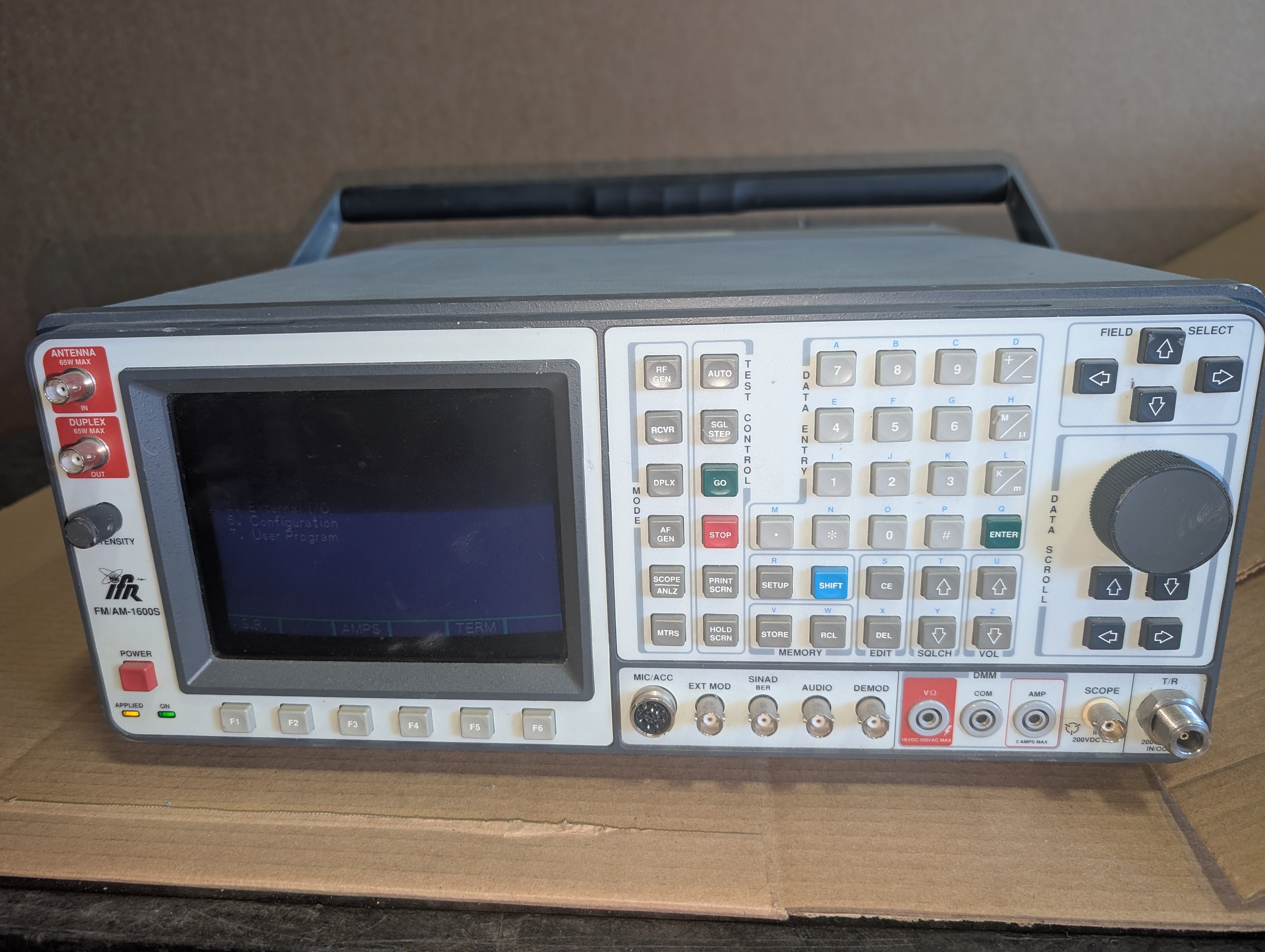 IFR FM/AM-1600S Communications Service Monitor Used