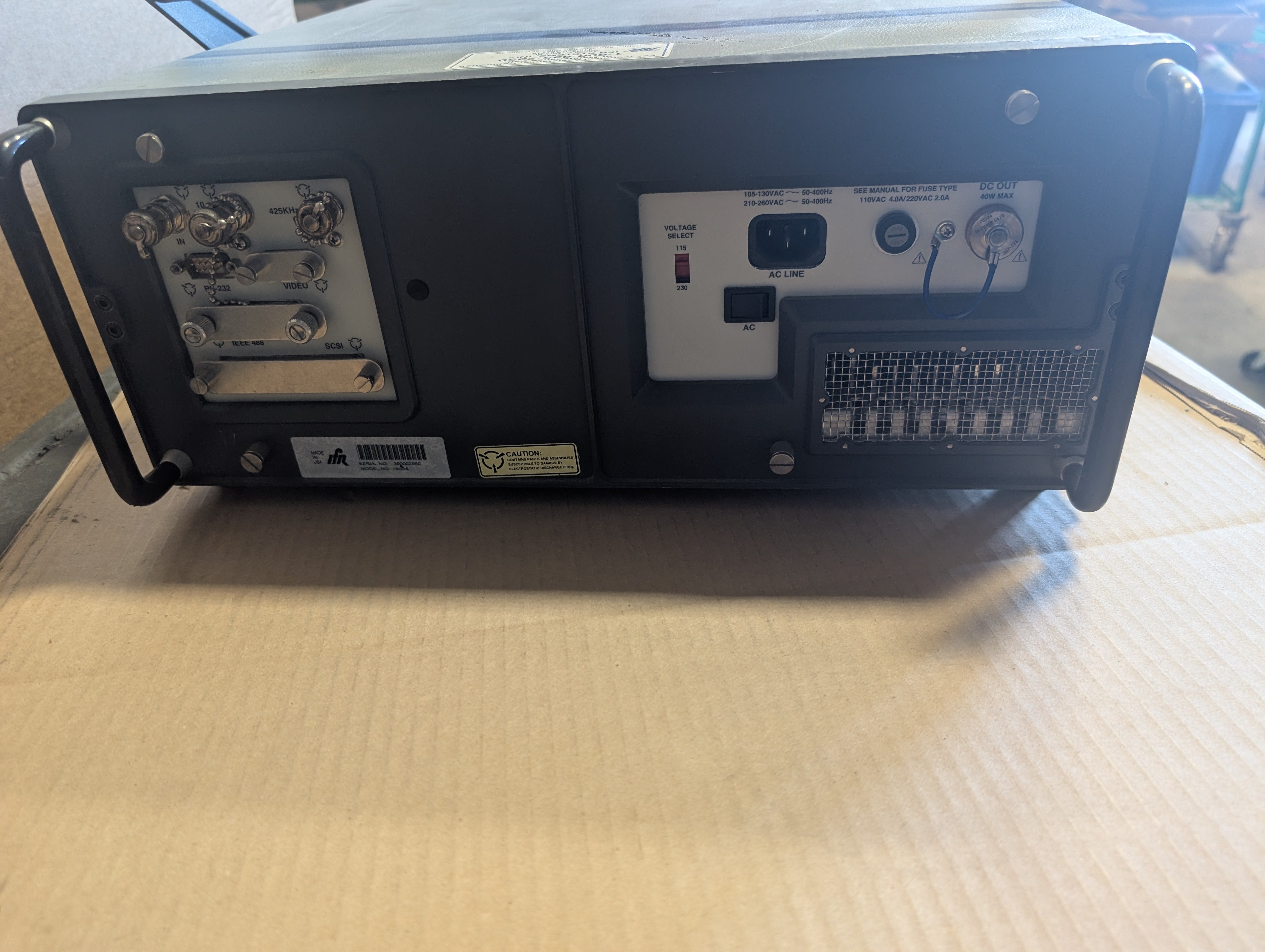 IFR FM/AM-1600S Communications Service Monitor Used