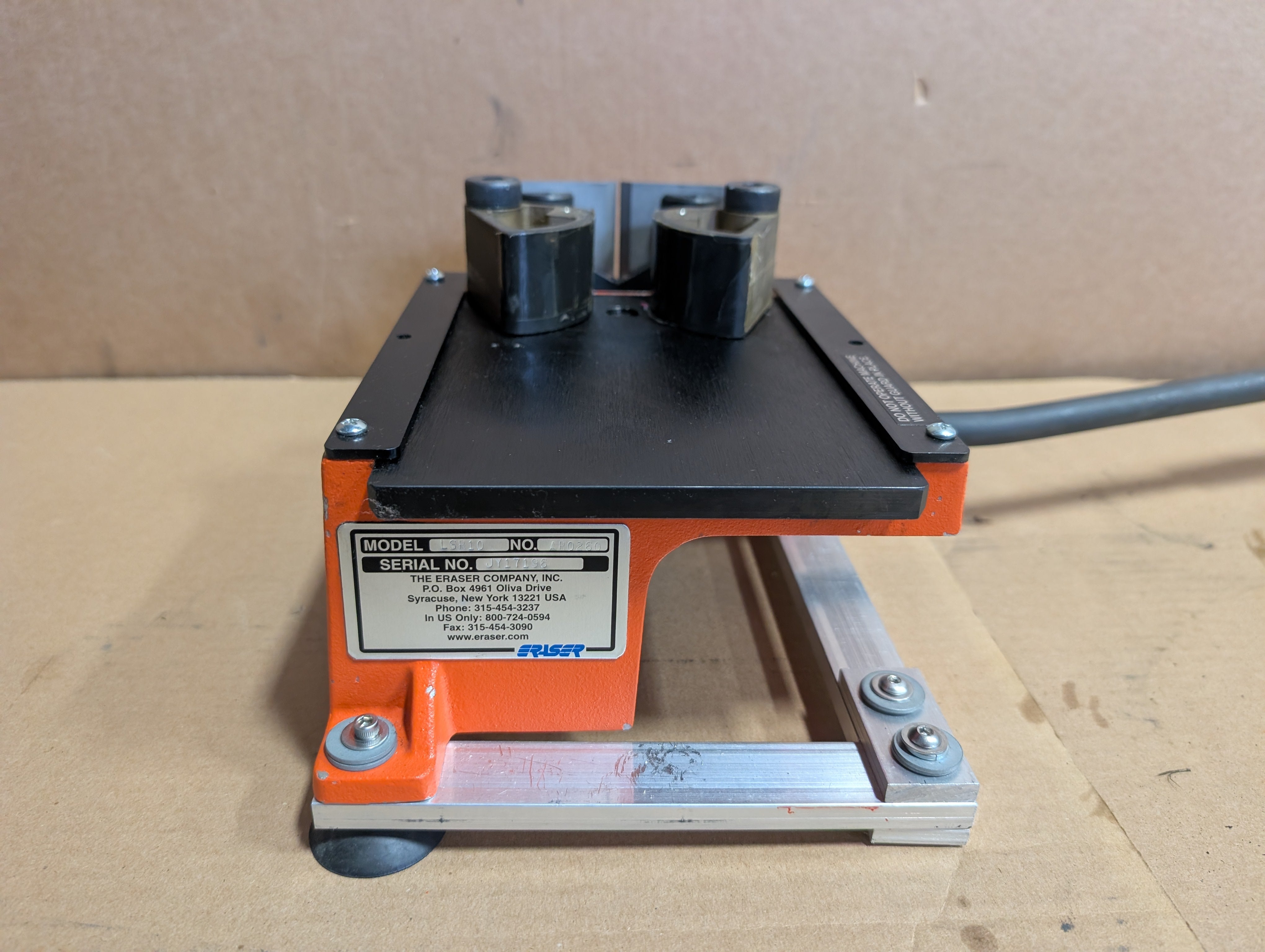 The Eraser Company LSR10 Wire Stripper AR0260 (Missing Guard) Max. 1.06" Used