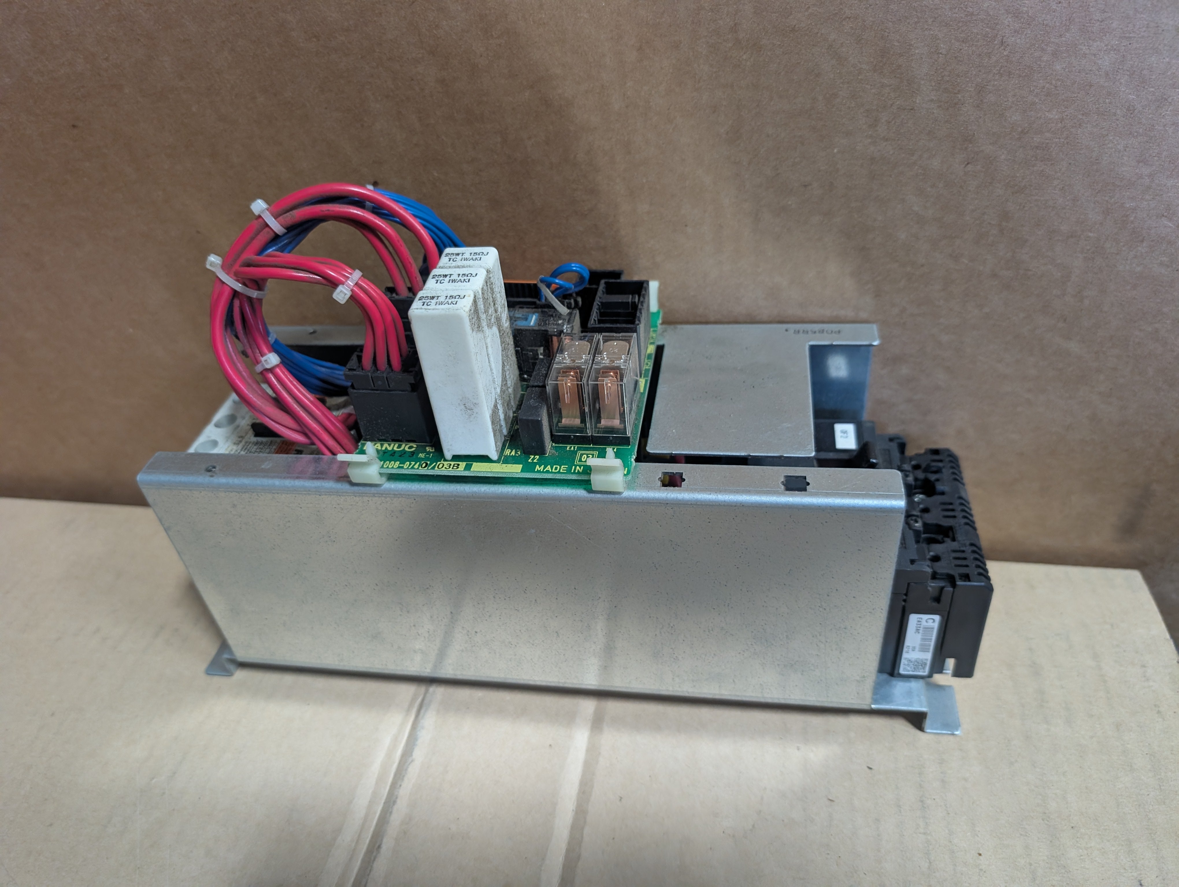 Fanuc A20B-1008-0740 /03B Emergency Stop Assembly A05B-2502-C401 Used