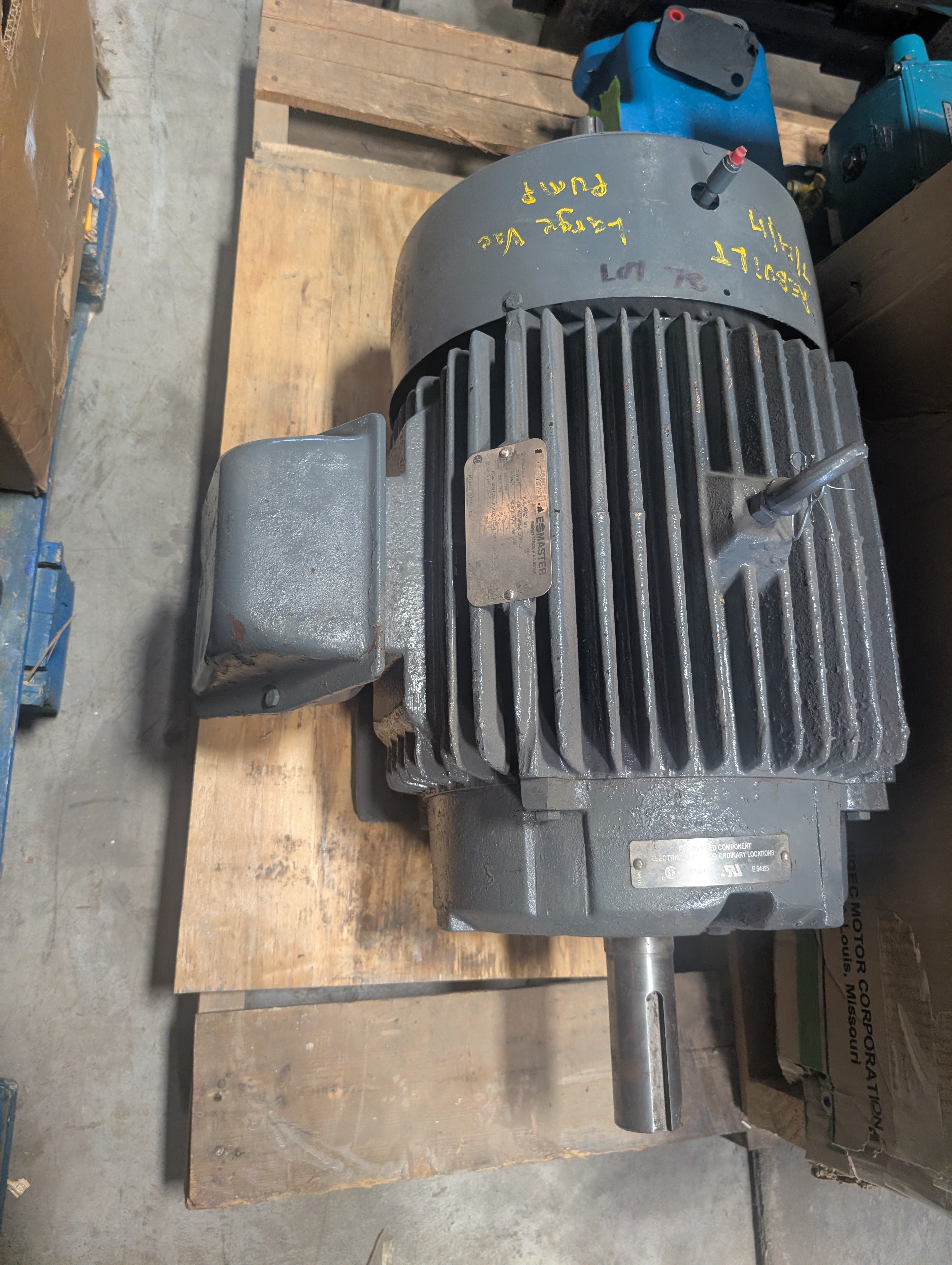 Reliance Electric 25HP Double Shafted 3PH 284T 230/460 1765 RPM Used Working