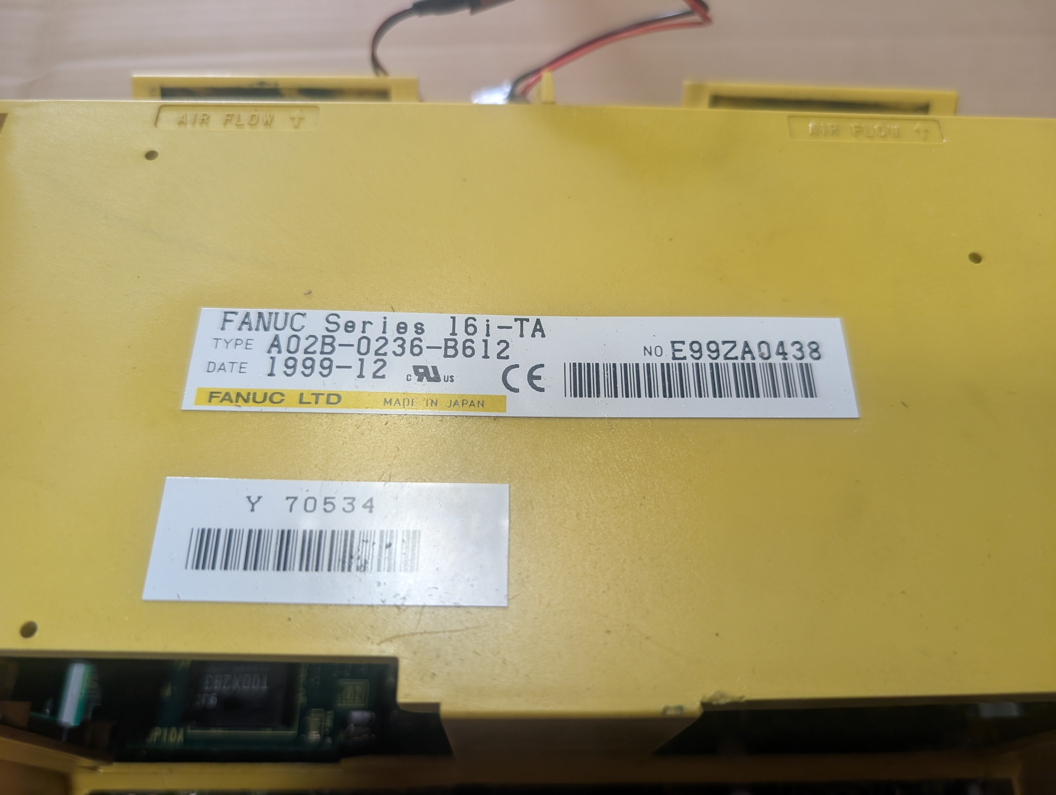 Fanuc A02B-0236-B612 16i-T Control Used