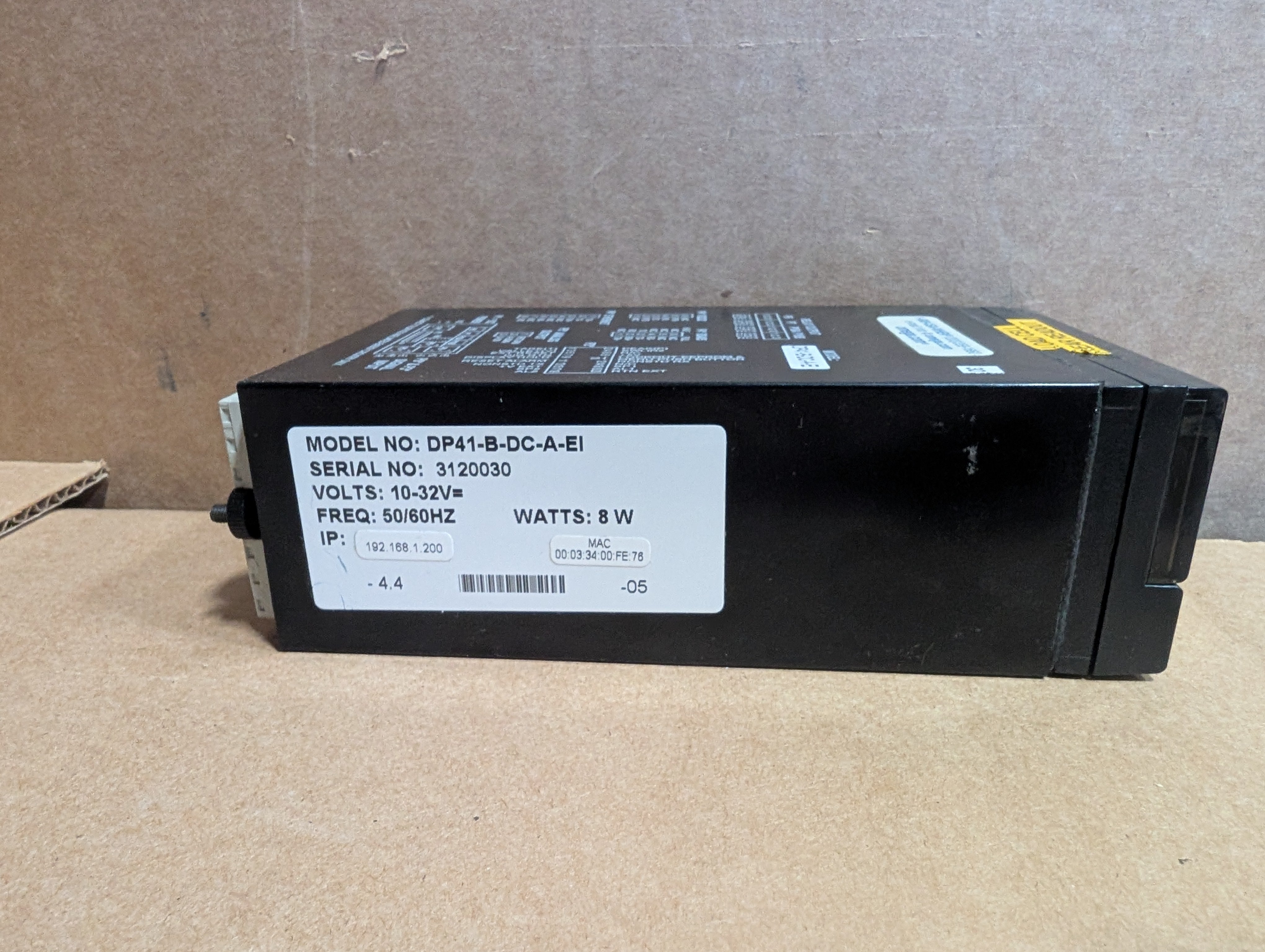 Omega DP41-B-DC-A-EI Ultra High-Performance 1/8 DIN Panel Meter
