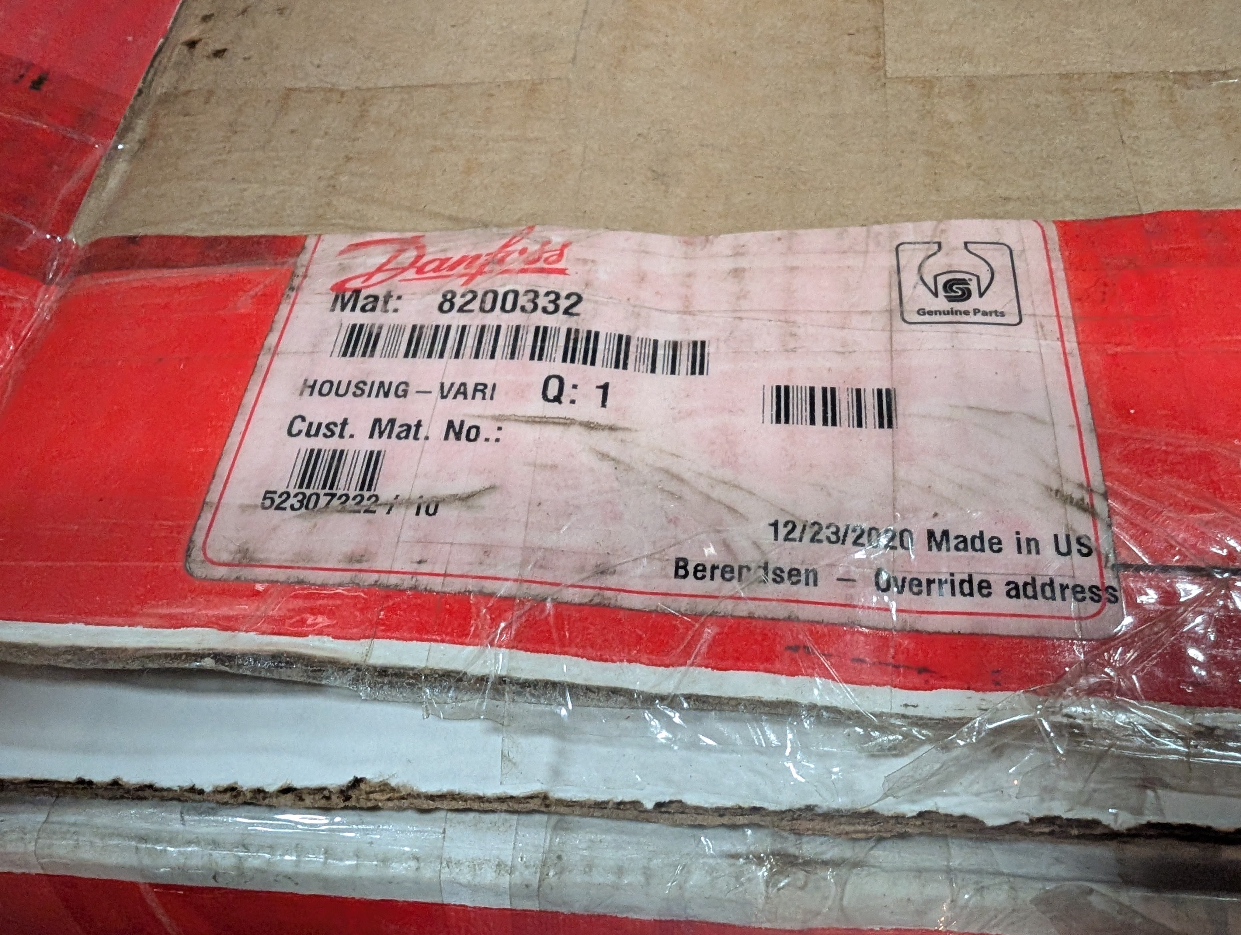 Danfoss 8200332 Hydrostatic Housing Variable Pump Series 90 New