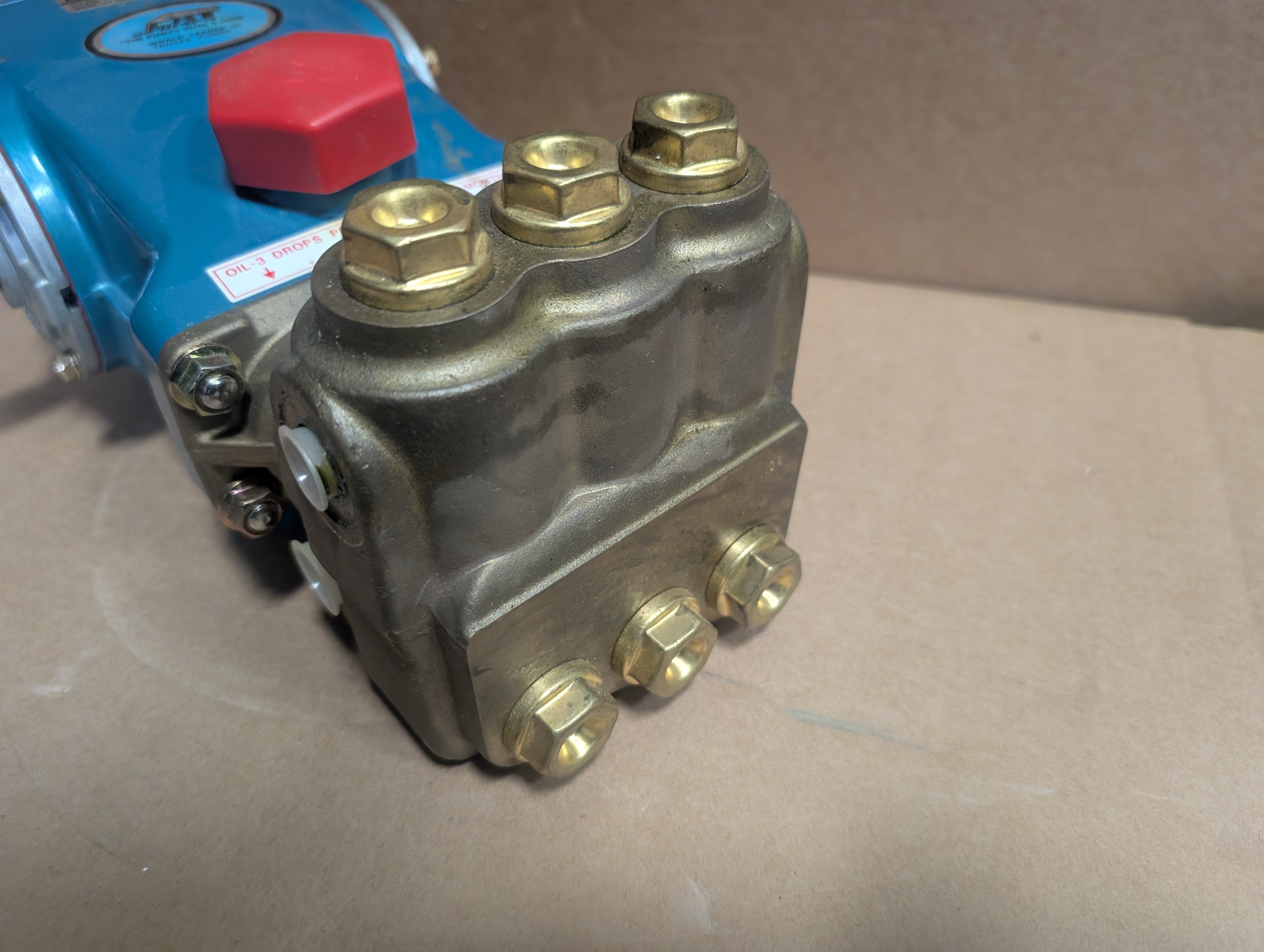 Cat Triplex 740 Series 74RS Positive Displacement Pump 2.9 GPM 5,000 psi Used