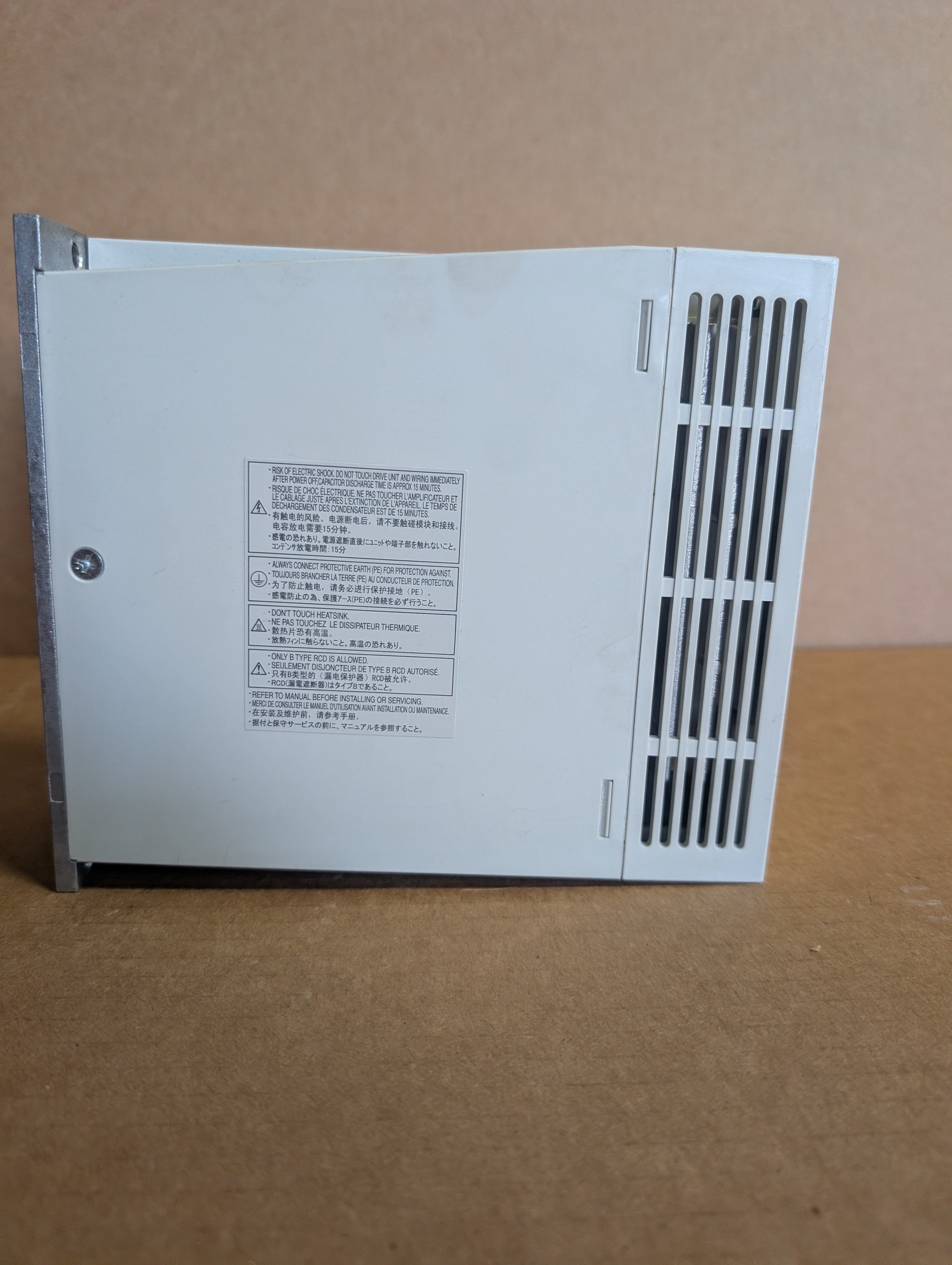 Mitsubishi MR-J2S-70B AC Servo Drive 750W Used (Plastic Cover Tabs Broken Taped On)
