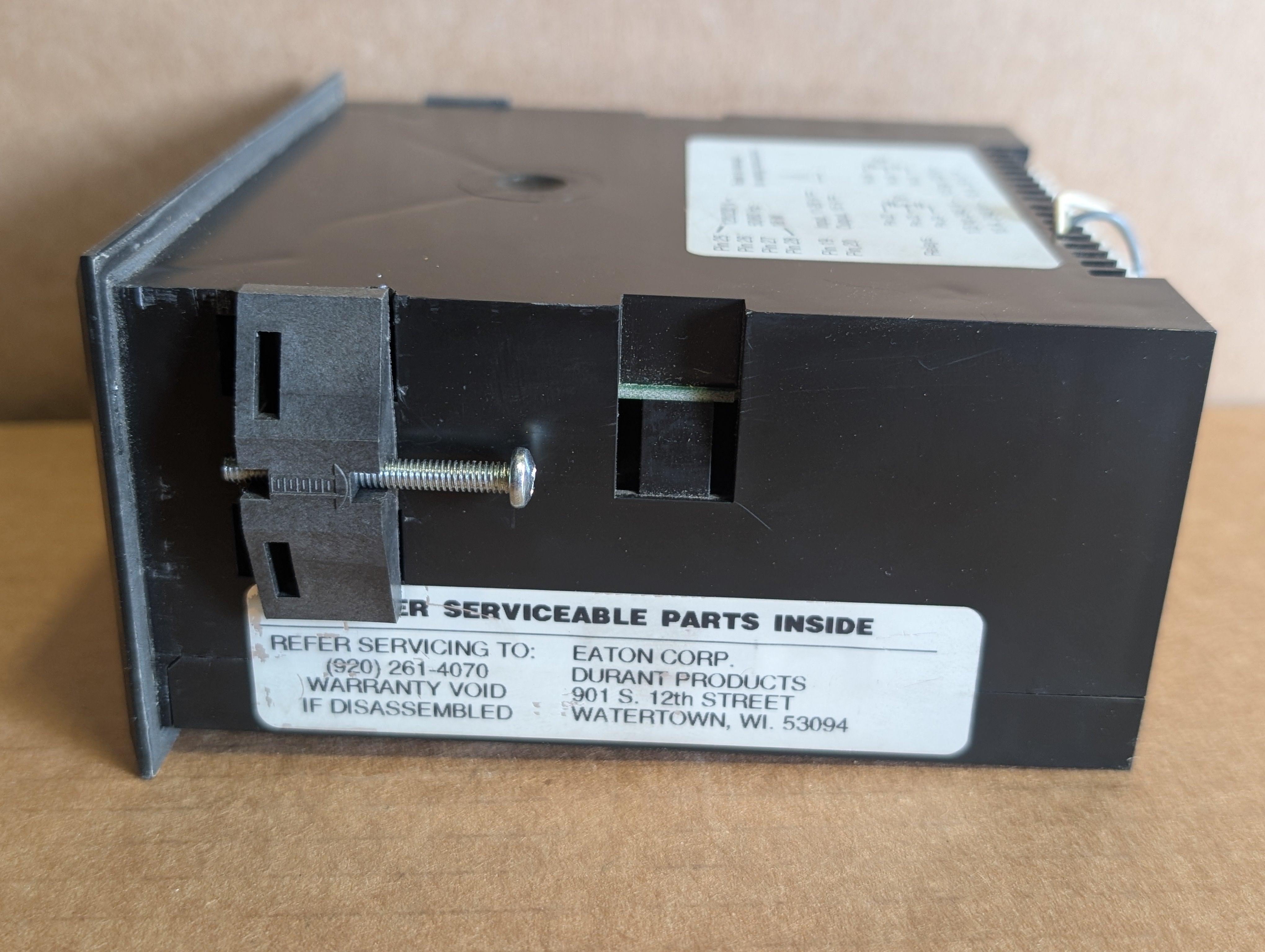 Eaton Durant 5886-8400 58868-400 Prog. Counter 6 Digit Display President Used