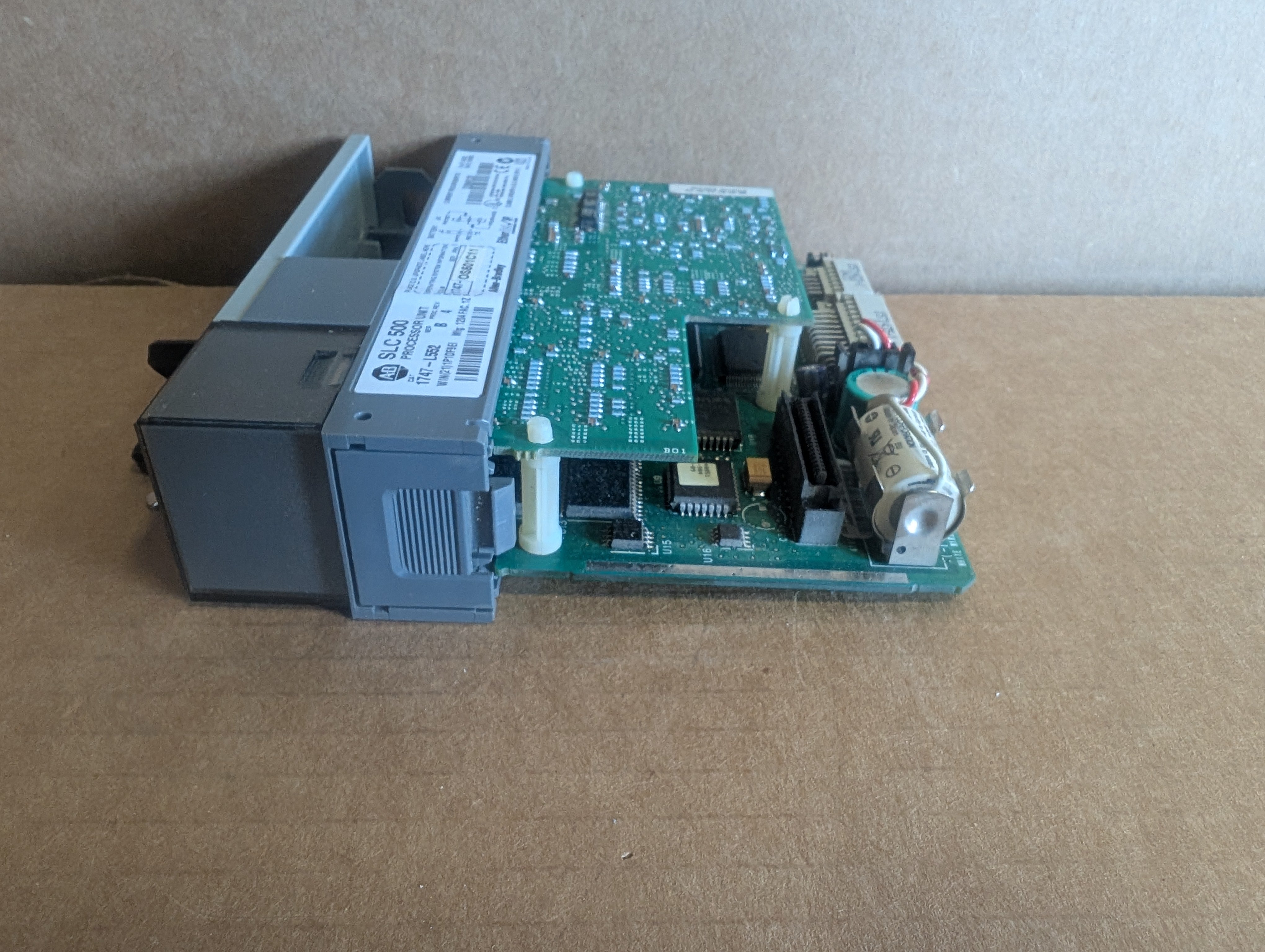 Allen-Bradley 1747-L552 SER B Rev 4 SLC500 Processor Unit 1747-OS501 C/11 Used