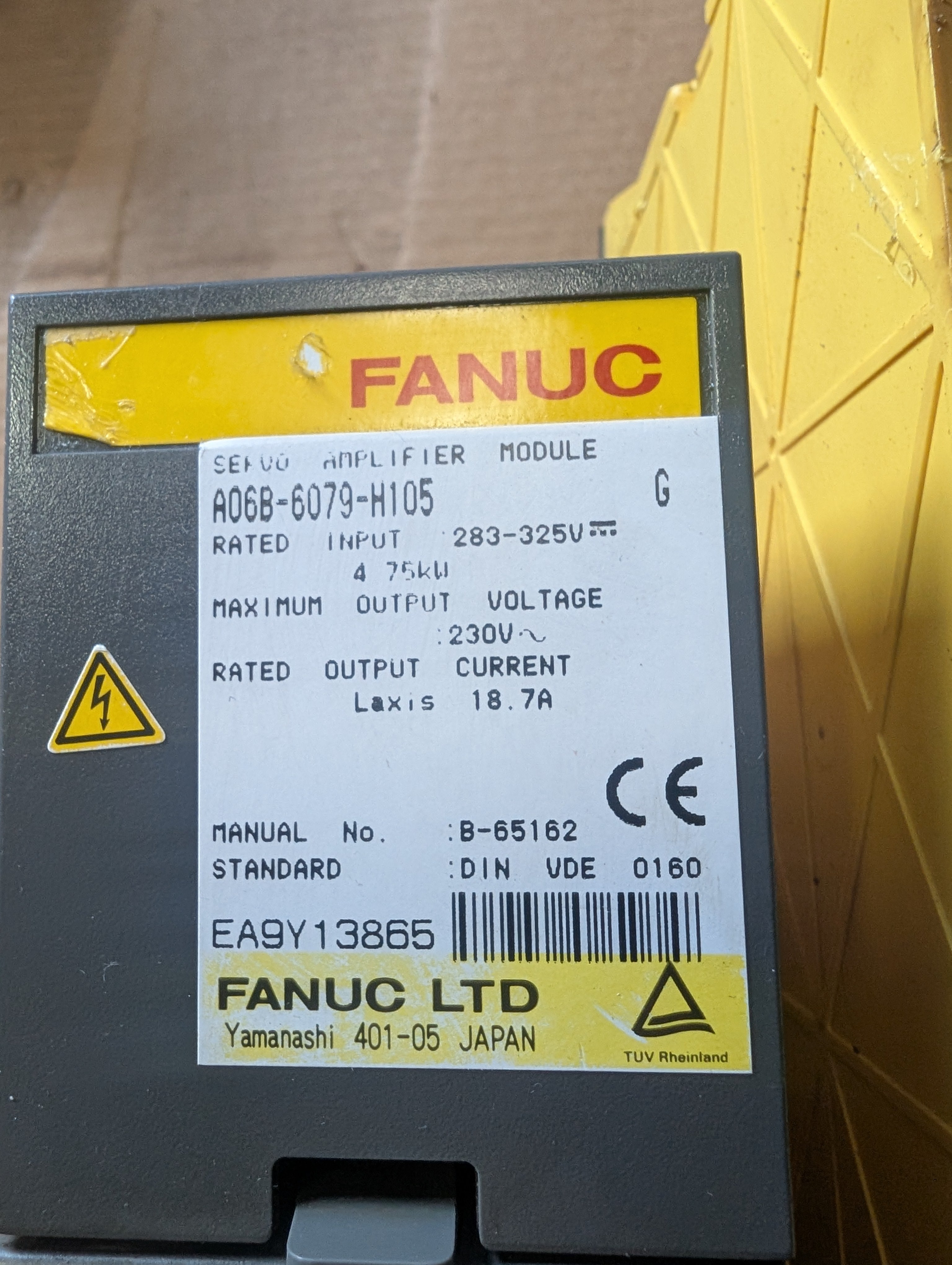 Fanuc A06B-6079-H105 Ser. G Servo Amplifier Module Used