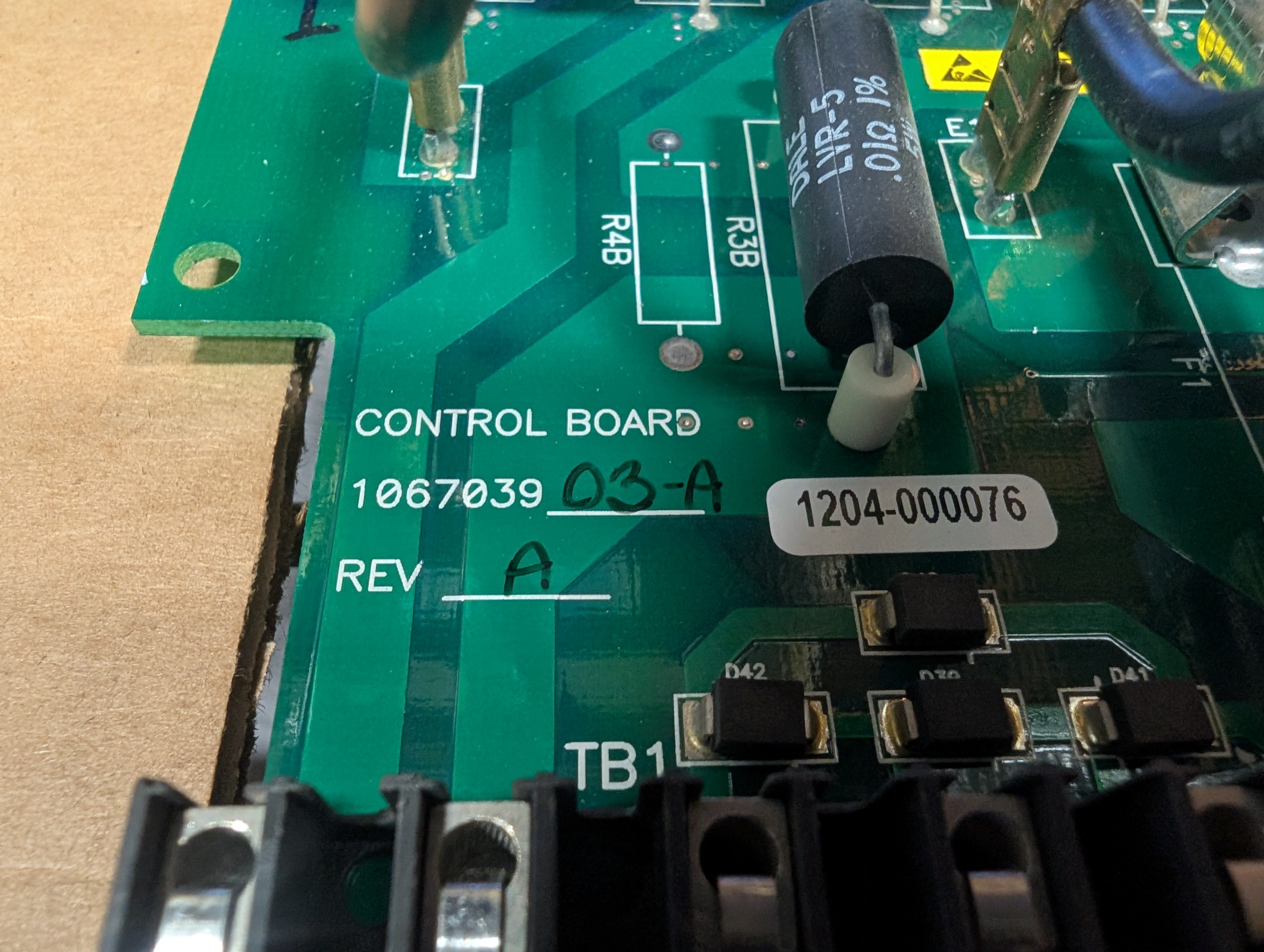Fincor Automation 2601MKII Nidec 106703903 A SCR Board .5/3HP 115/230V Used