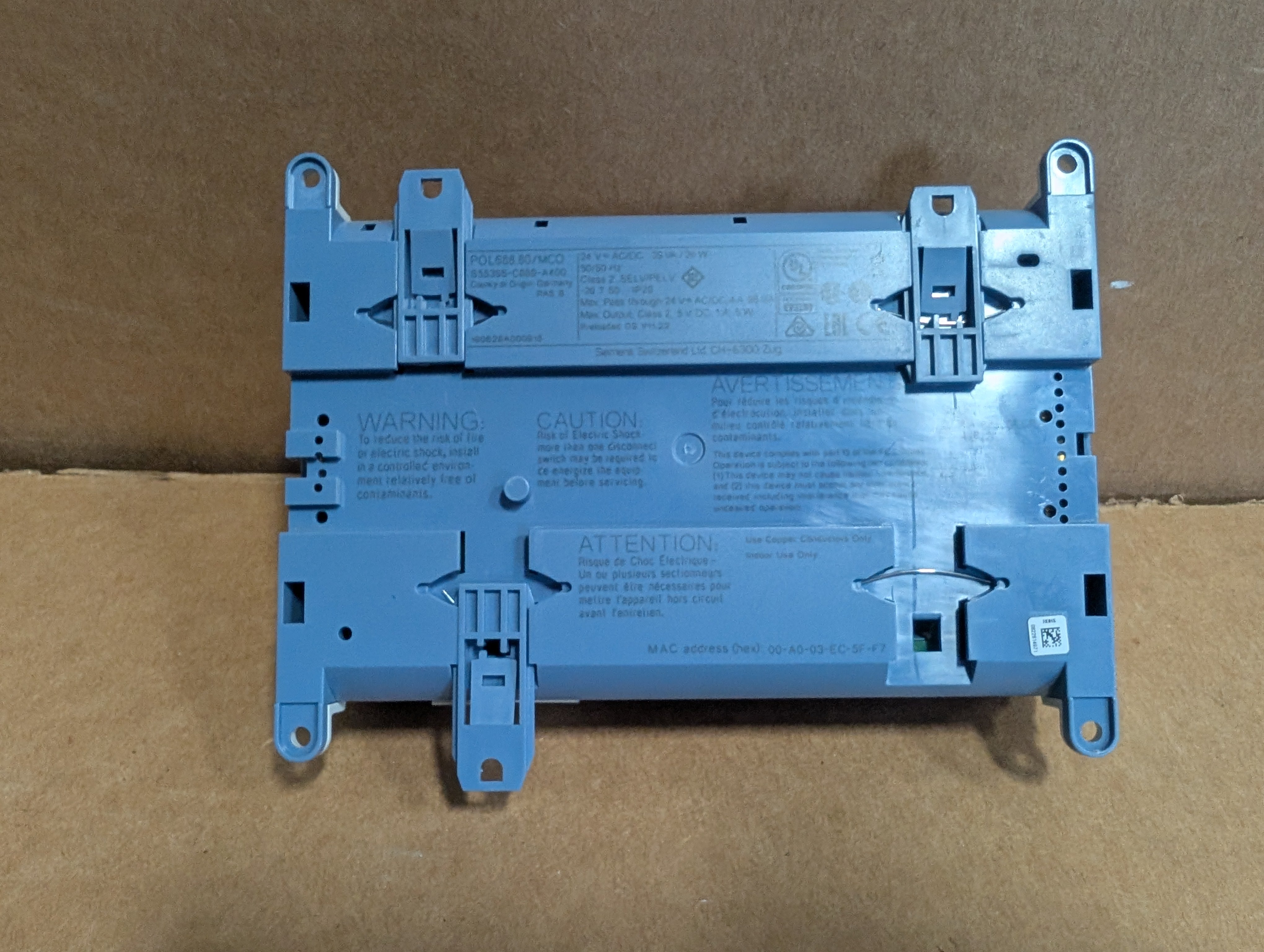 Siemens MicroTech III MT3106 POL688.80/MCQ, S55396-C888-A400 Controller Used
