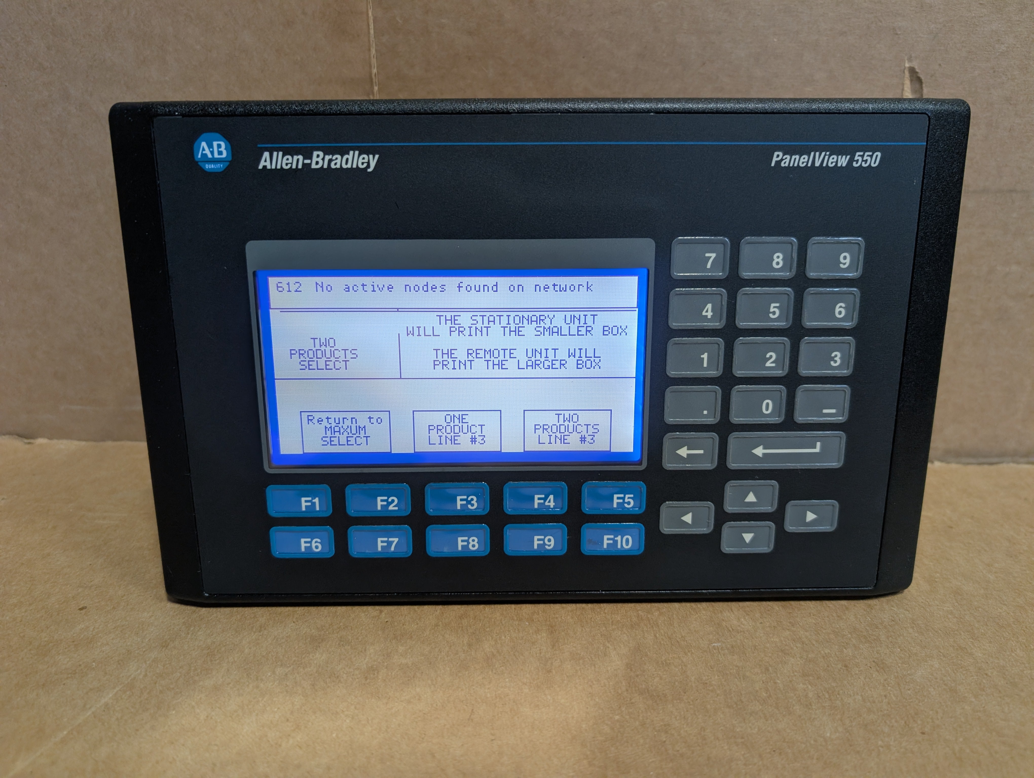 Allen Bradley PanelView 550 2711-B5A2 Ser H, Rev B, FRN 4.41 Super Clean Used