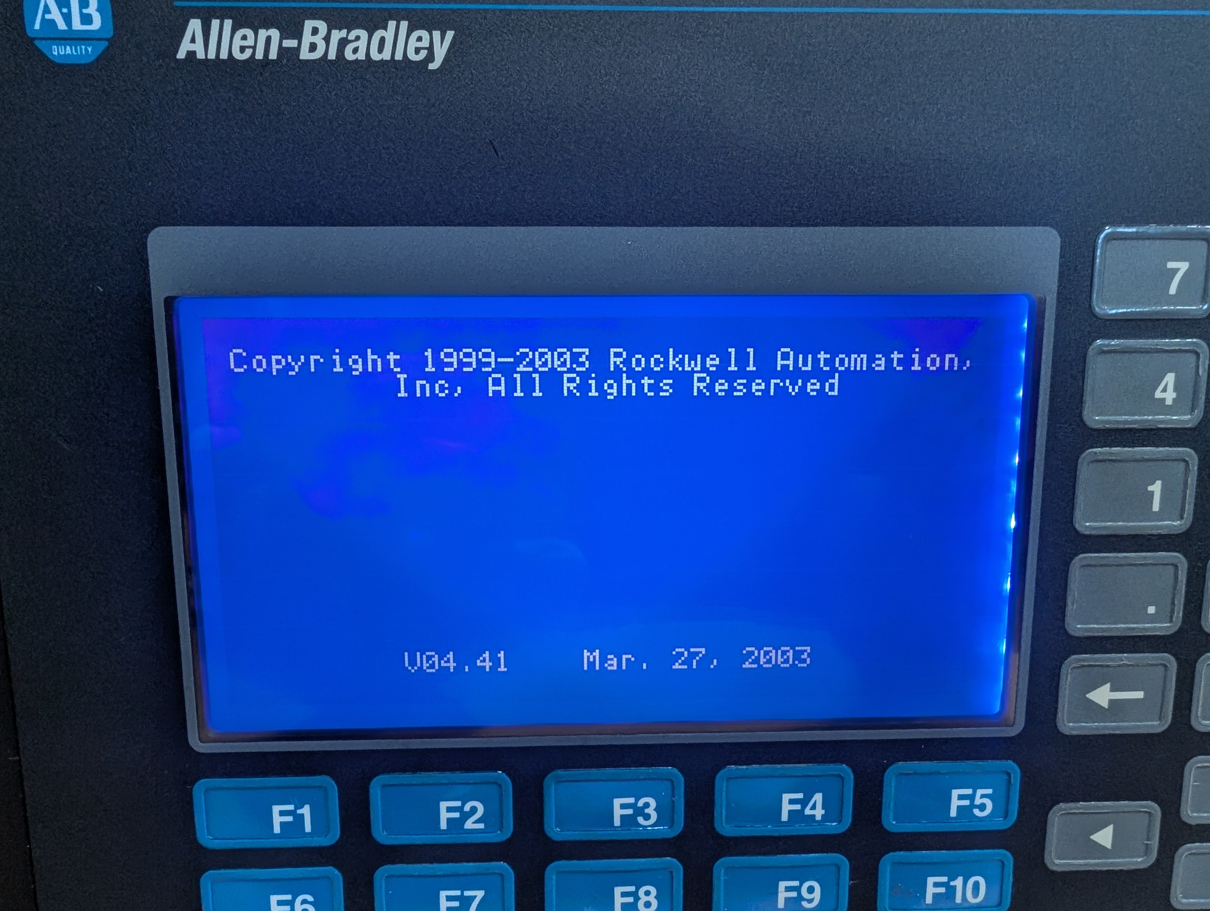 Allen Bradley PanelView 550 2711-B5A2 Ser H, Rev B, FRN 4.41 Super Clean Used