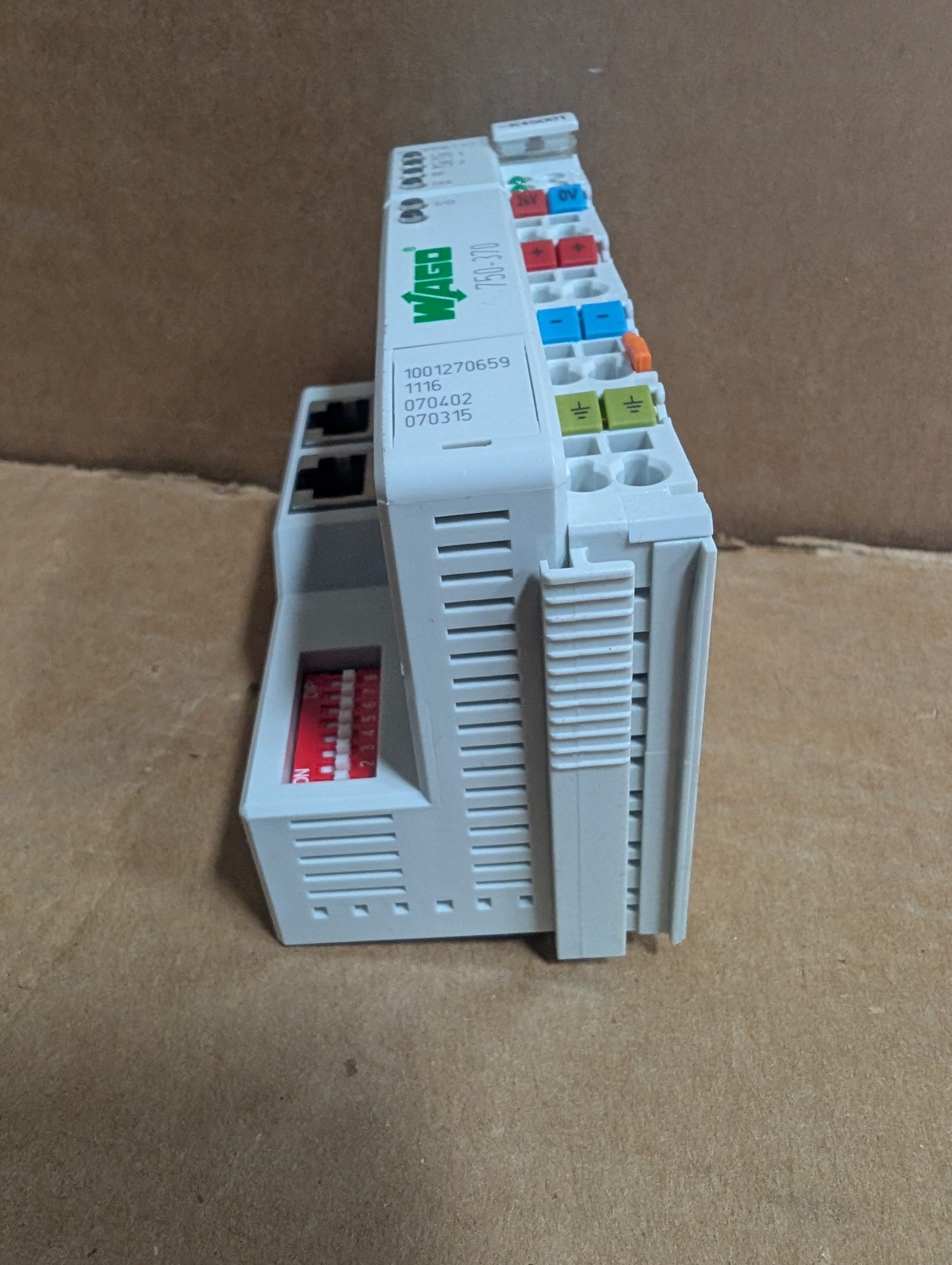 WAGO 750-370 PROFINET IO Fieldbus Coupler 2-Port Ethernet PLC Module Used