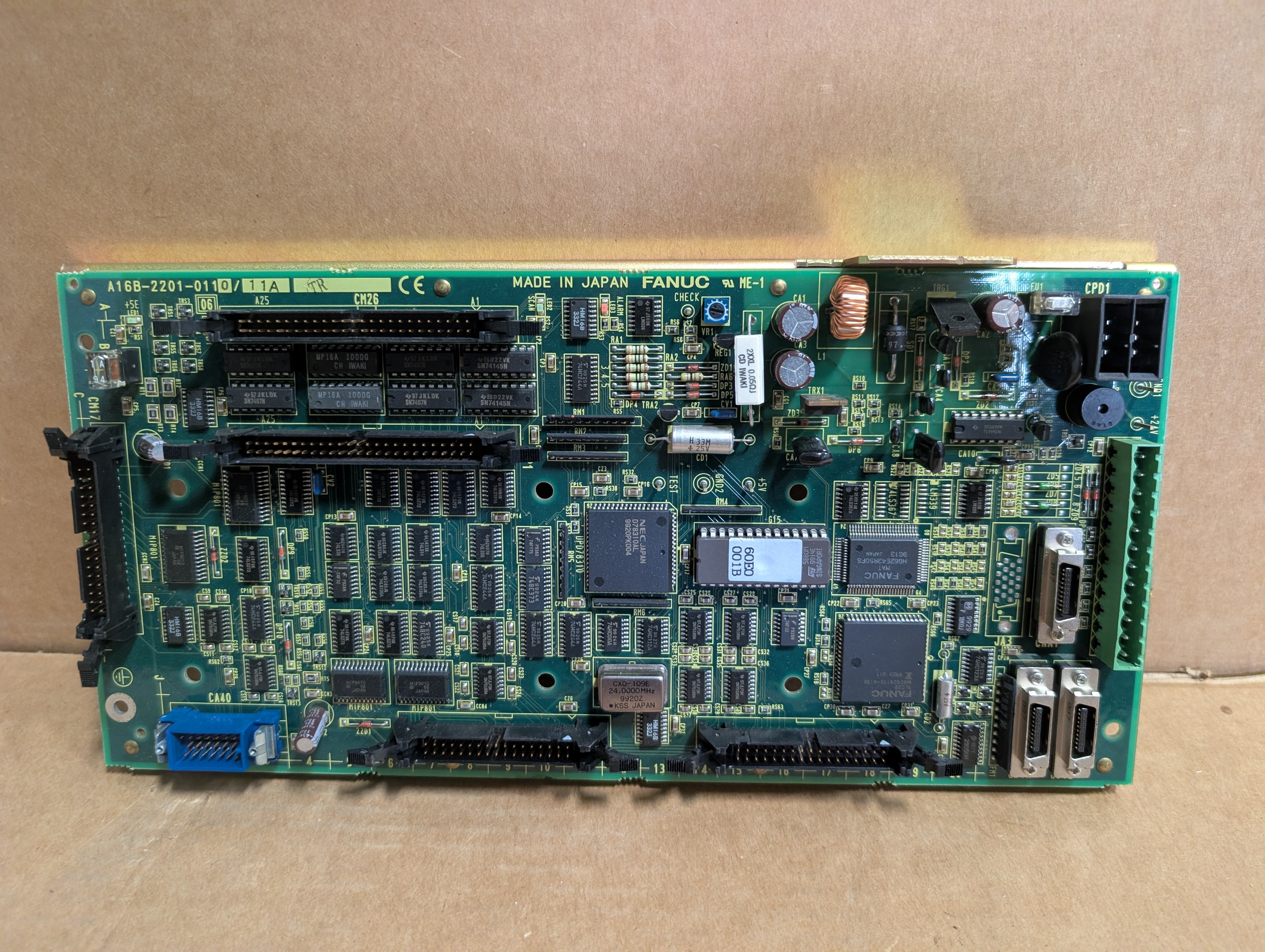 Amada Fanuc A16B-2201-0110 /11A Vipros Control Board Used