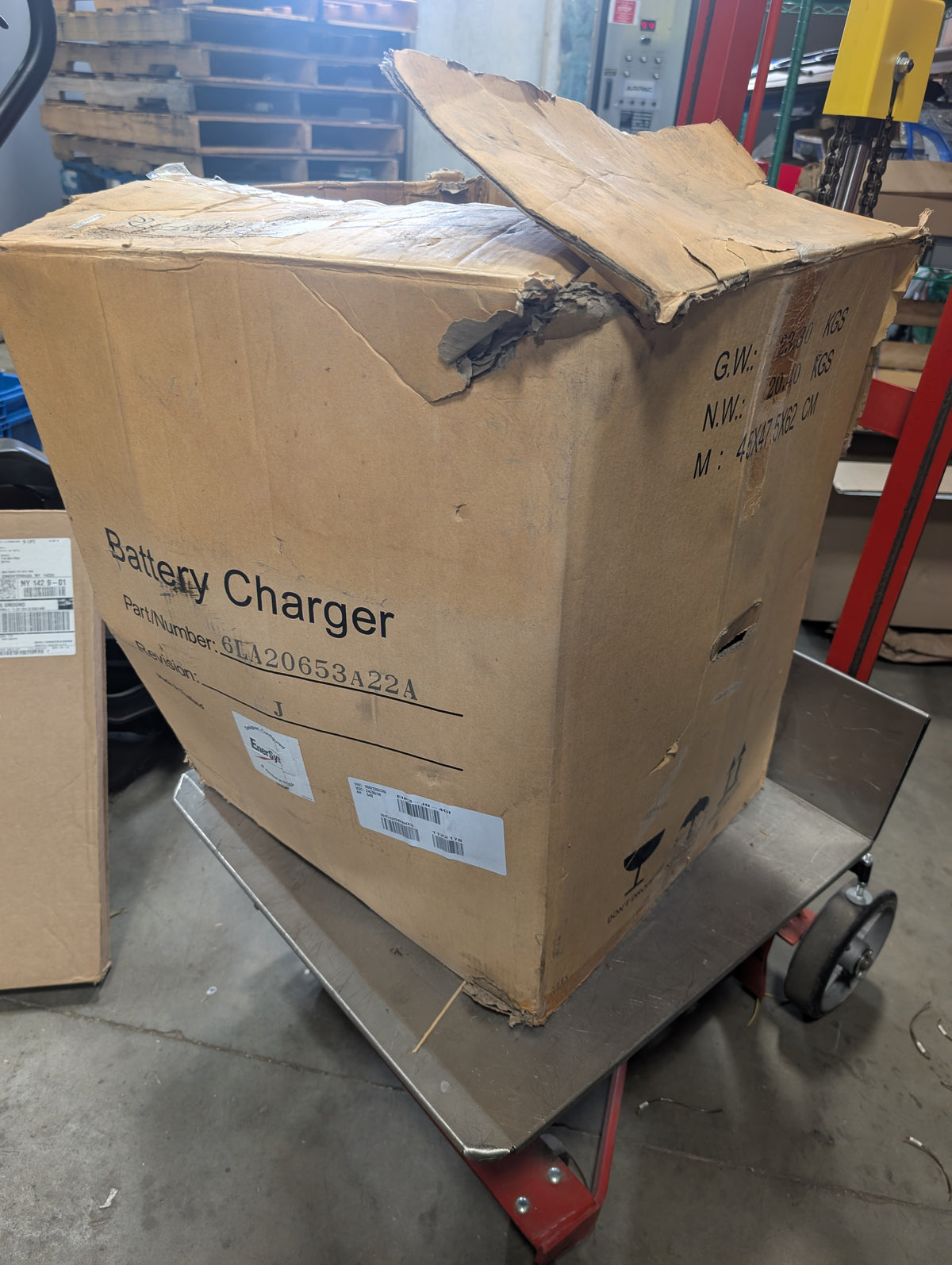 2017 EnerSys IMPAQ+ 24/36/48V Battery Charger EIP3-JN-4G 208-240 3PH 160A Unused