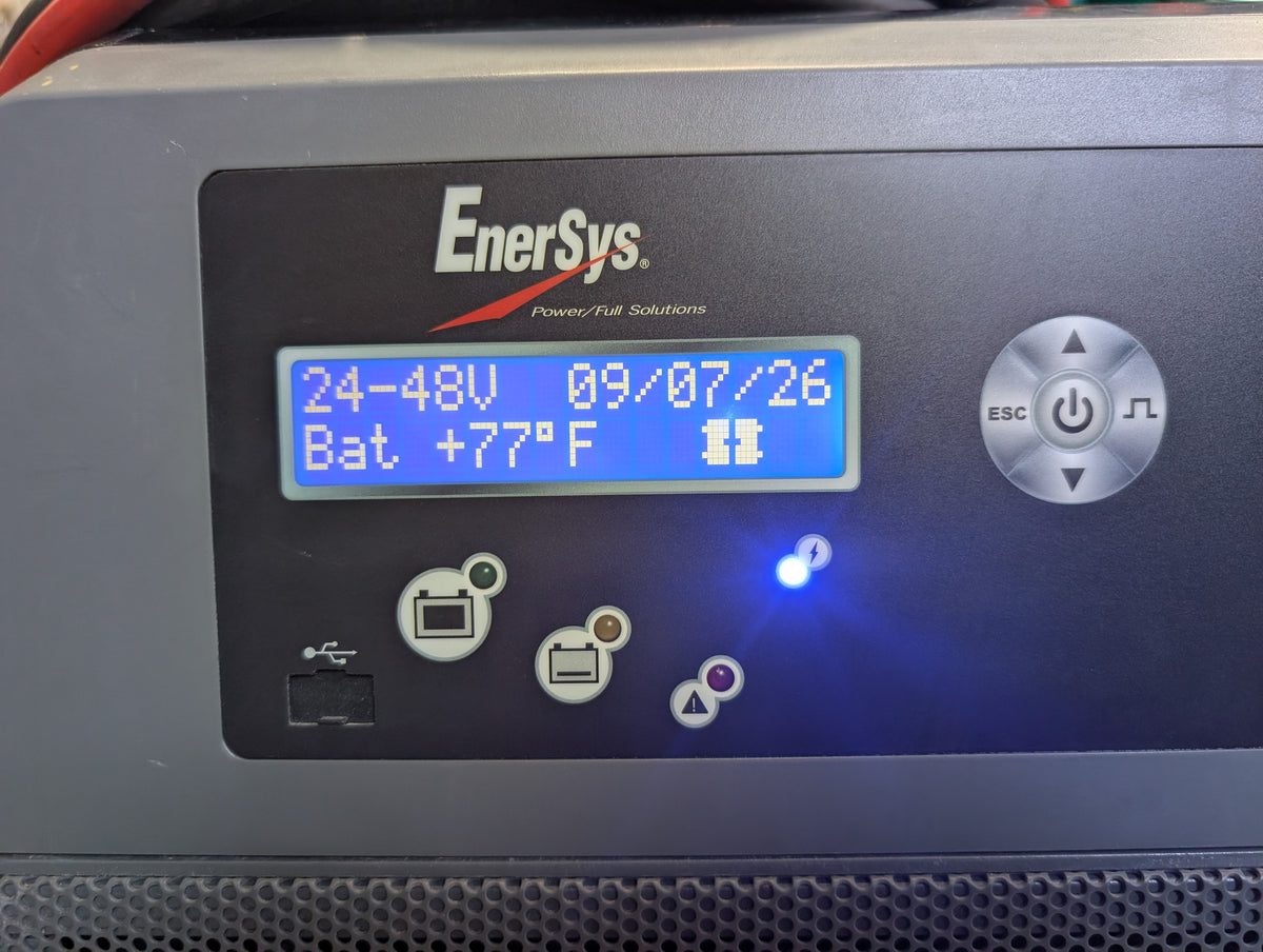 2015 EnerSys IMPAQ 24/36/48V Battery Charger EI3-JN-4G 208-240 3PH 160A Used