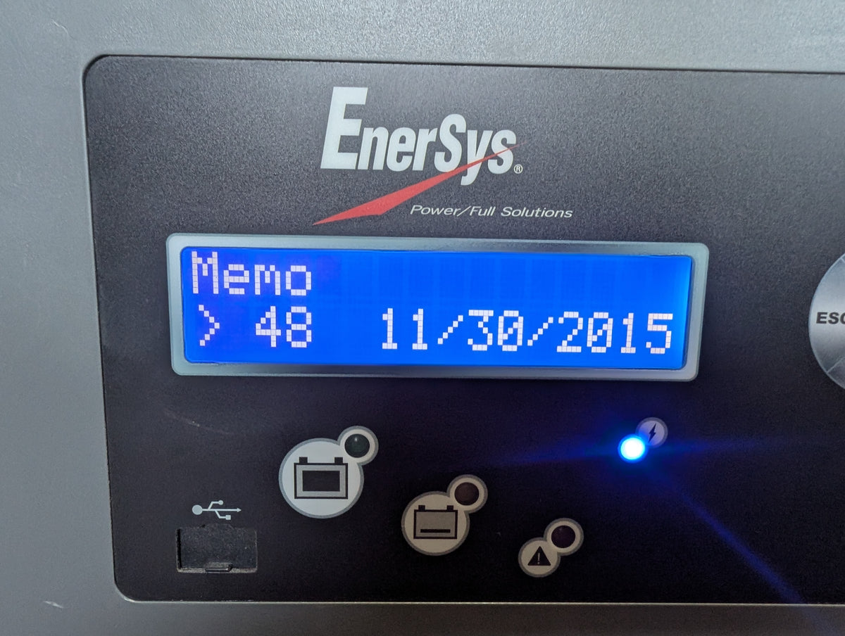 2015 EnerSys IMPAQ 24/36/48V Battery Charger EI3-JN-4G 208-240 3PH 160A Used