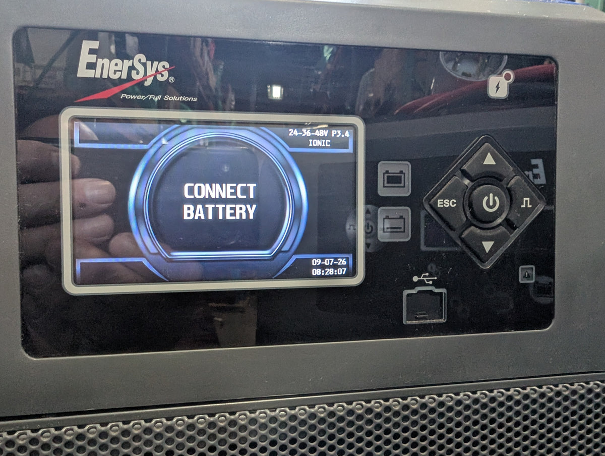 2017 EnerSys IMPAQ+ 24/36/48V Battery Charger EIP3-JN-4G 208-240 3PH 160A Unused