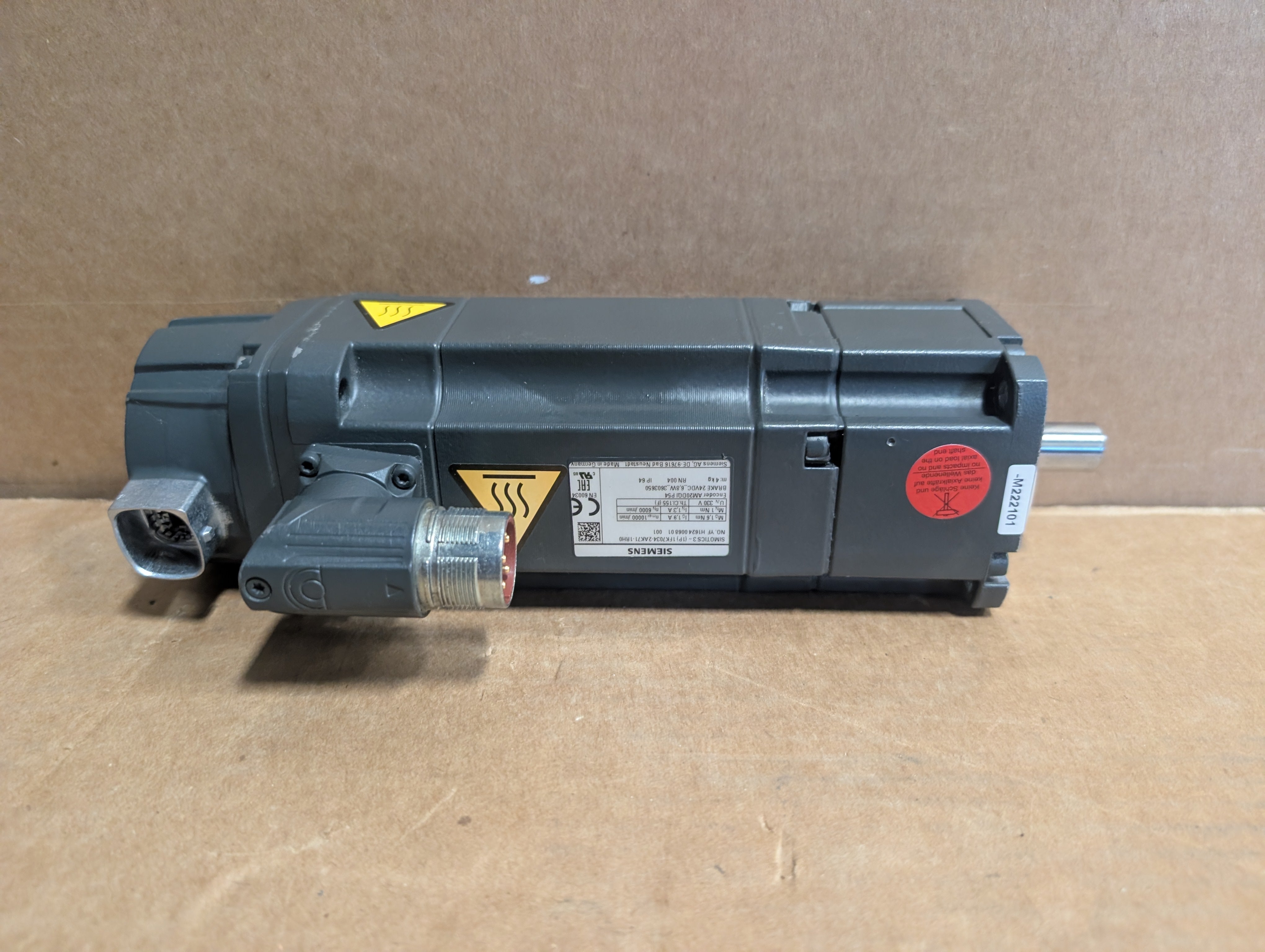 Siemens Simotics 1FK7034-2AK71-1RH0 Servo Motor Used