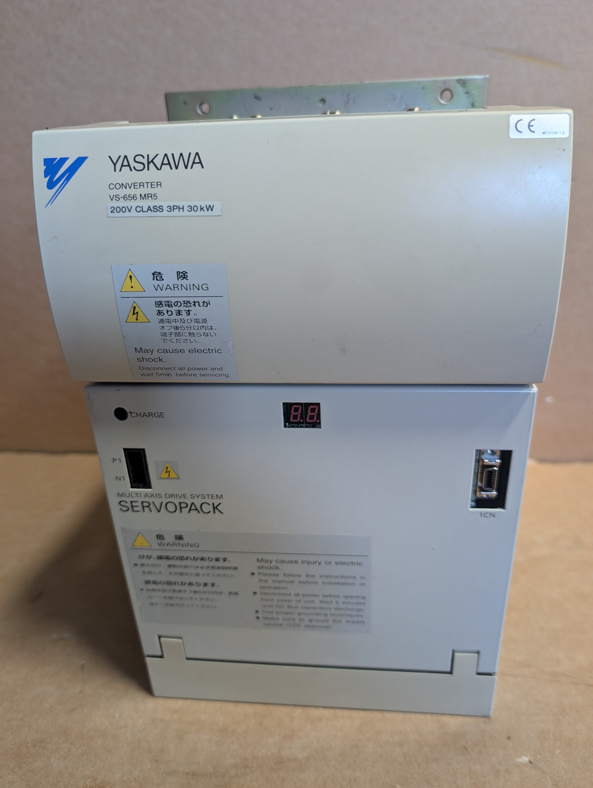 Yaskawa CIMR-MR5N2030 30kw 3PH 200V Class Converter VS-656 MR5 Servopack Used