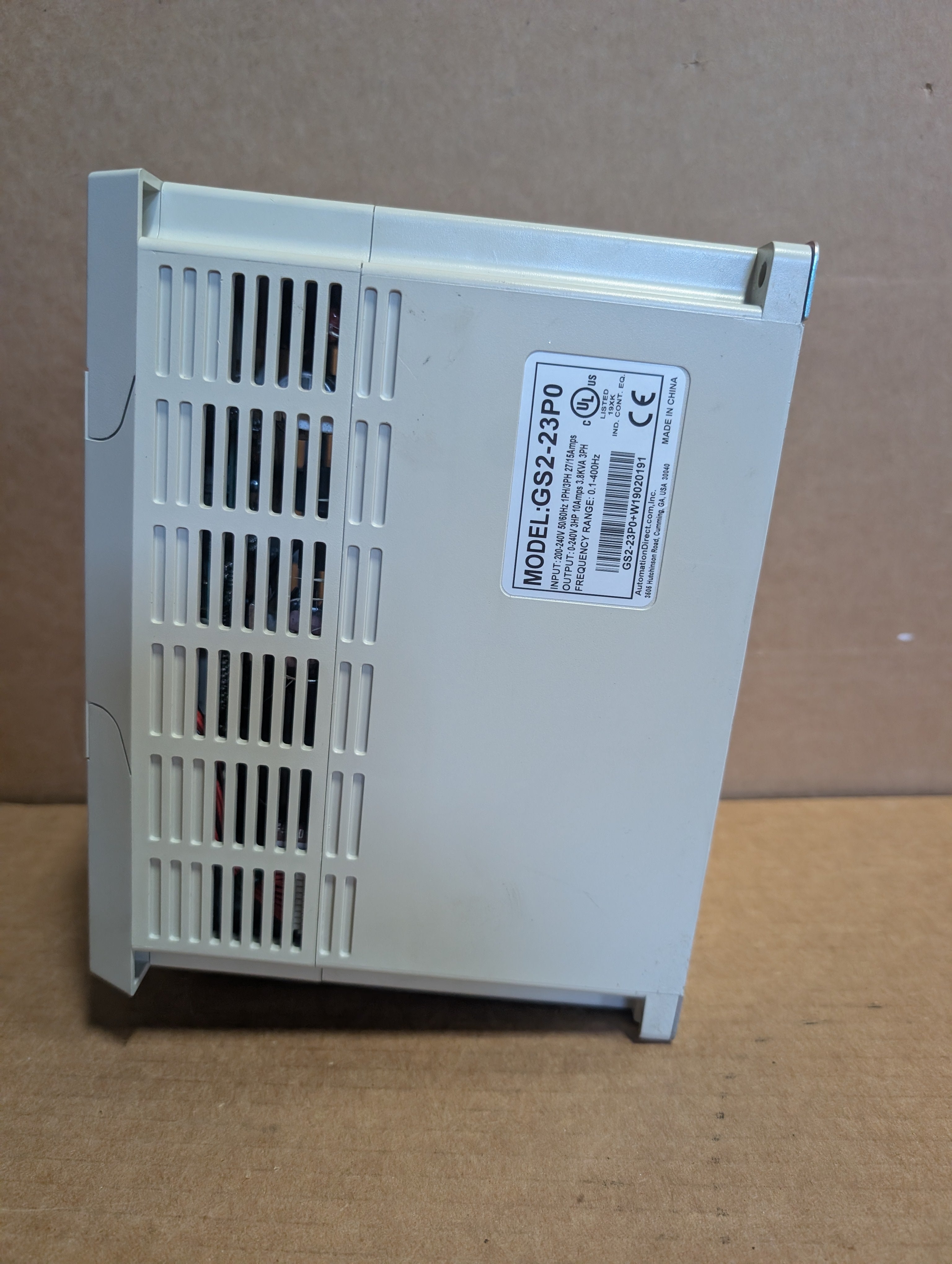 Automation Direct GS2-23P0 Drive 3 HP 200-240V 3 PH Used