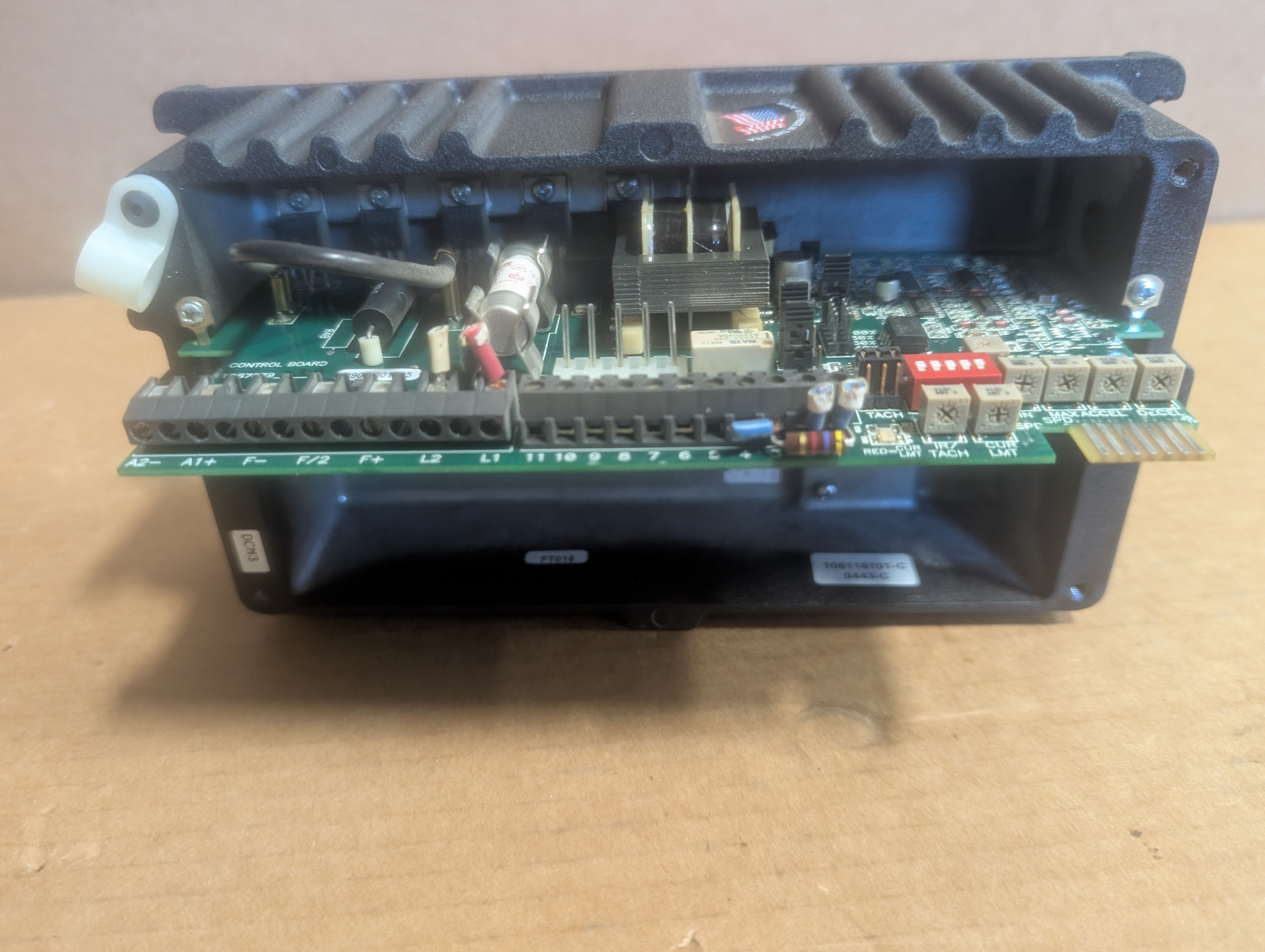 Fincor 2331MKII A 115/230V 2HP 2330 DC Motor Control Open Chasis 106703903-A Used