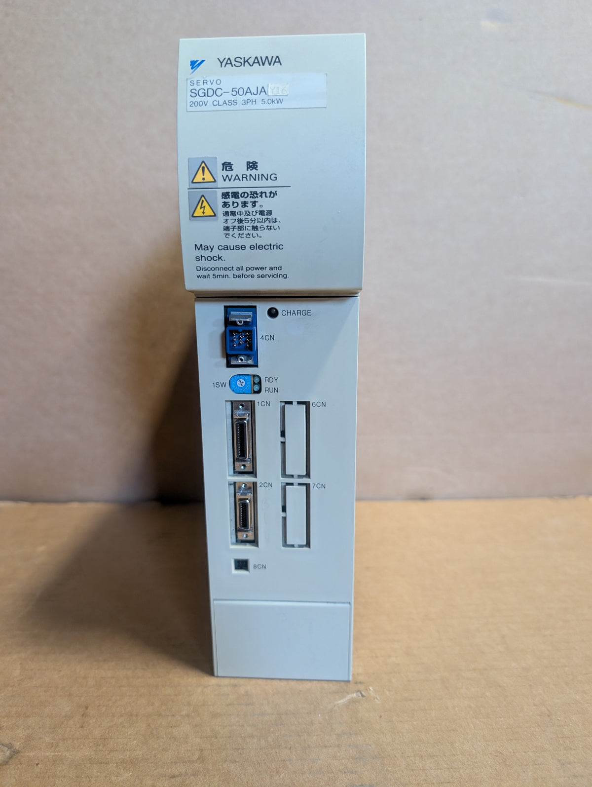 Yaskawa SGDC-50AJAY16 Drivepack Servo Unit 230V 33A 3 PH 5 kW 6.7 HP Used