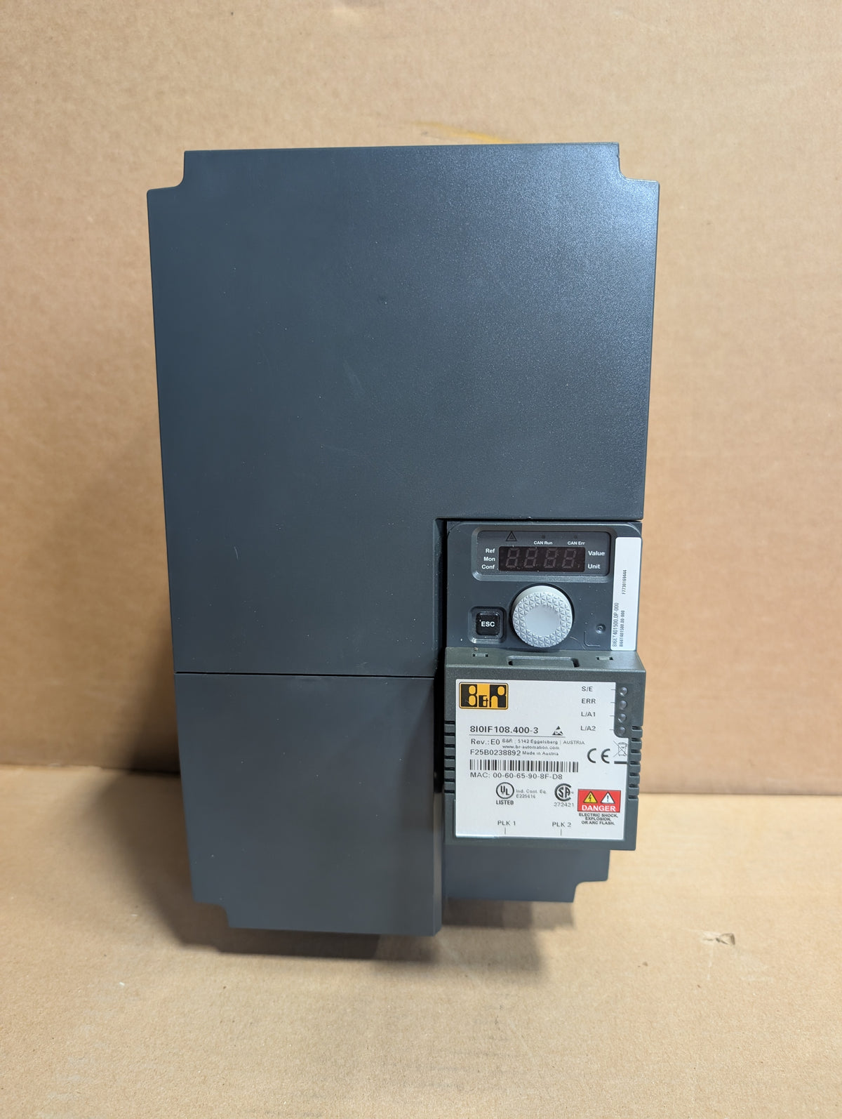 B&R Automation 15kW 20HP 8I66T401500.0P-000 ACOPOSinverter P66 POWERLINK Unused