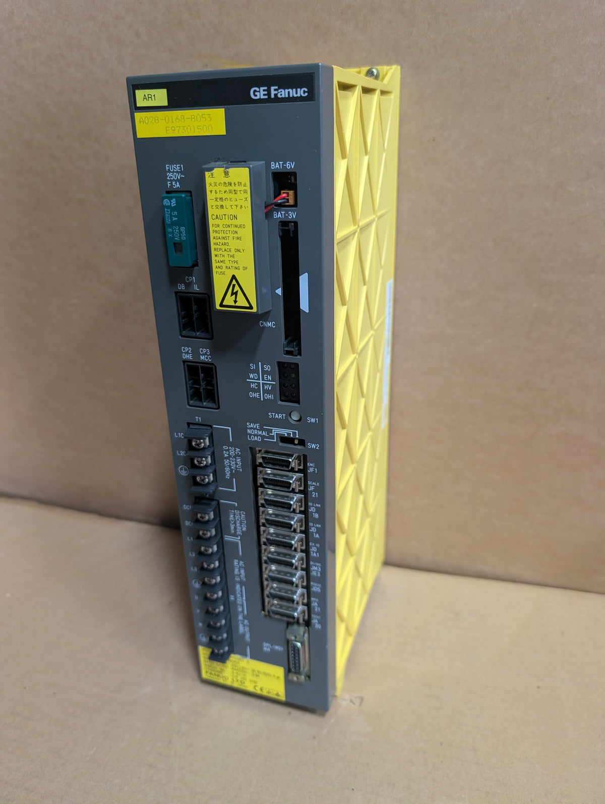Fanuc Power Mate Model E A02B-0168-B053 Servo Drive Used