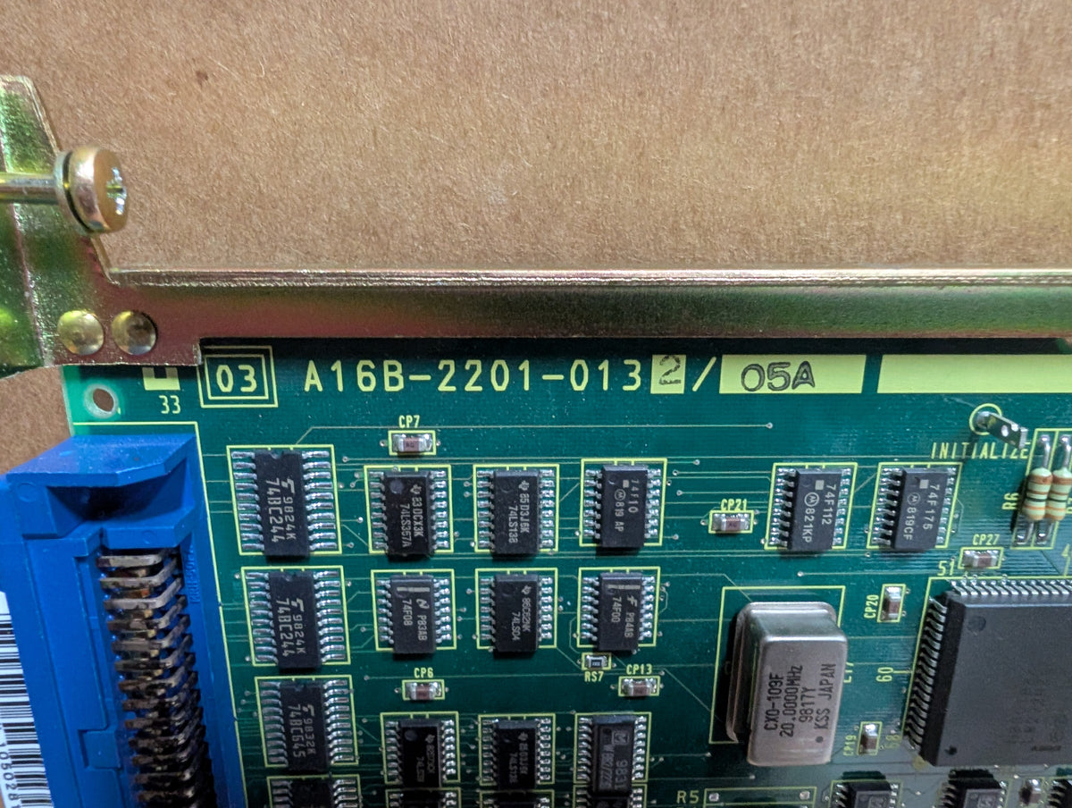 Fanuc A16B-2201-0132  Rev. 05A SRAM Memory Board Used