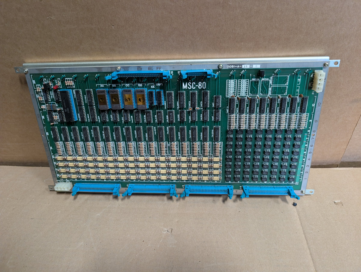 Matsuura 0051-A-16-E  MSC-80 Drive Board Used