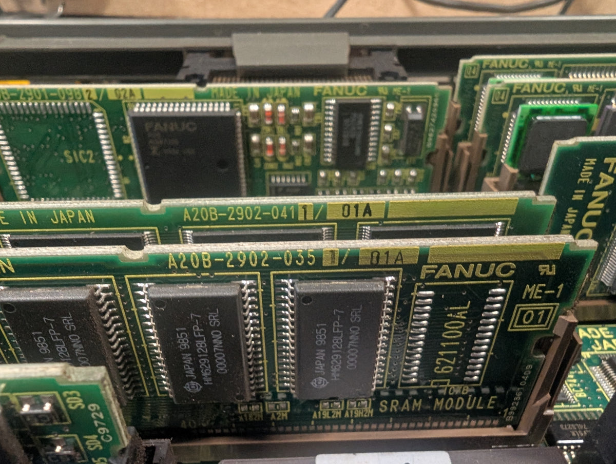 Fanuc A16B-3200-0210 /5C CPU Amada Vipros & (8) Boards Used
