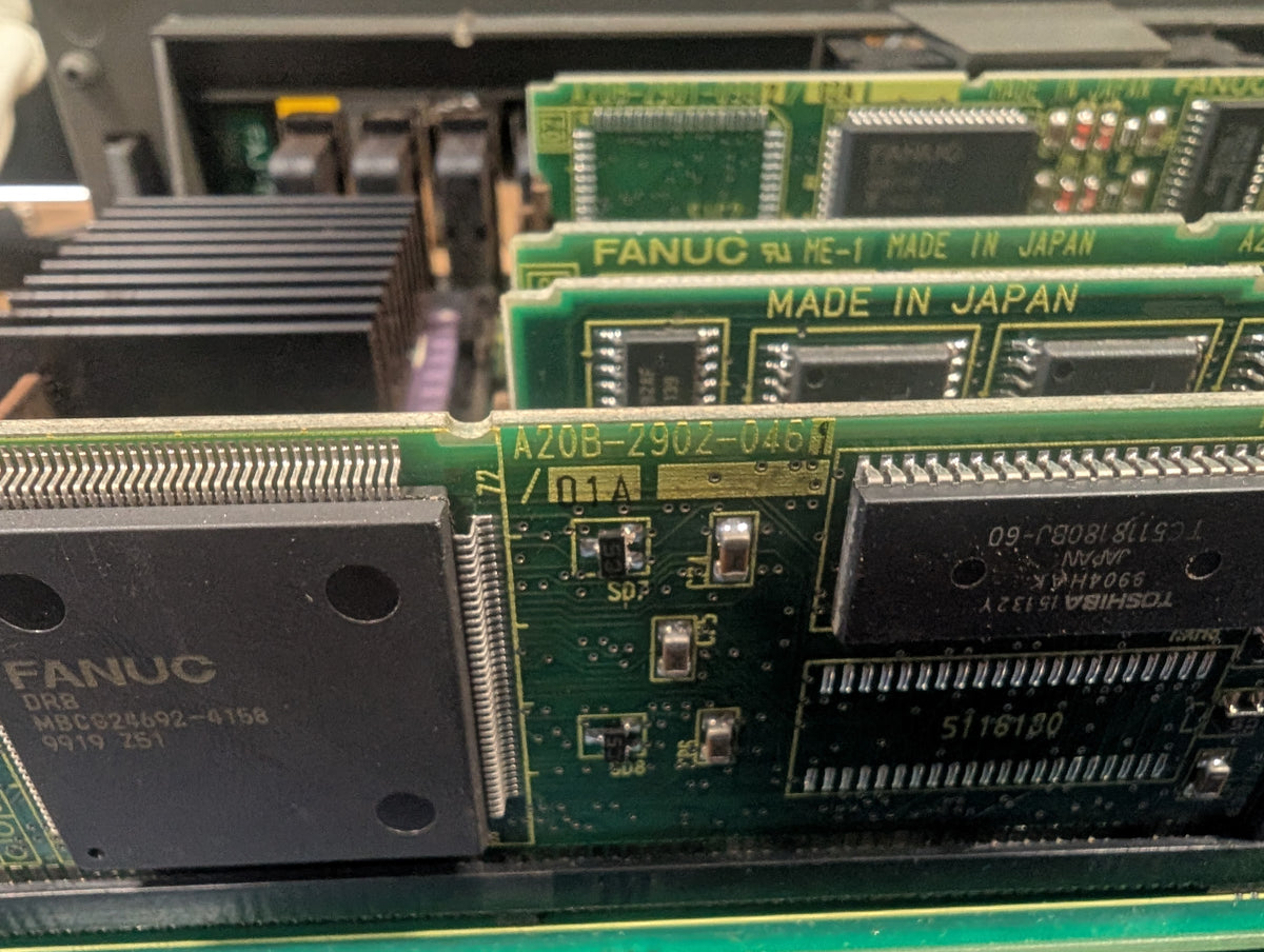 Fanuc A16B-3200-0210 /5C CPU Amada Vipros & (8) Boards Used