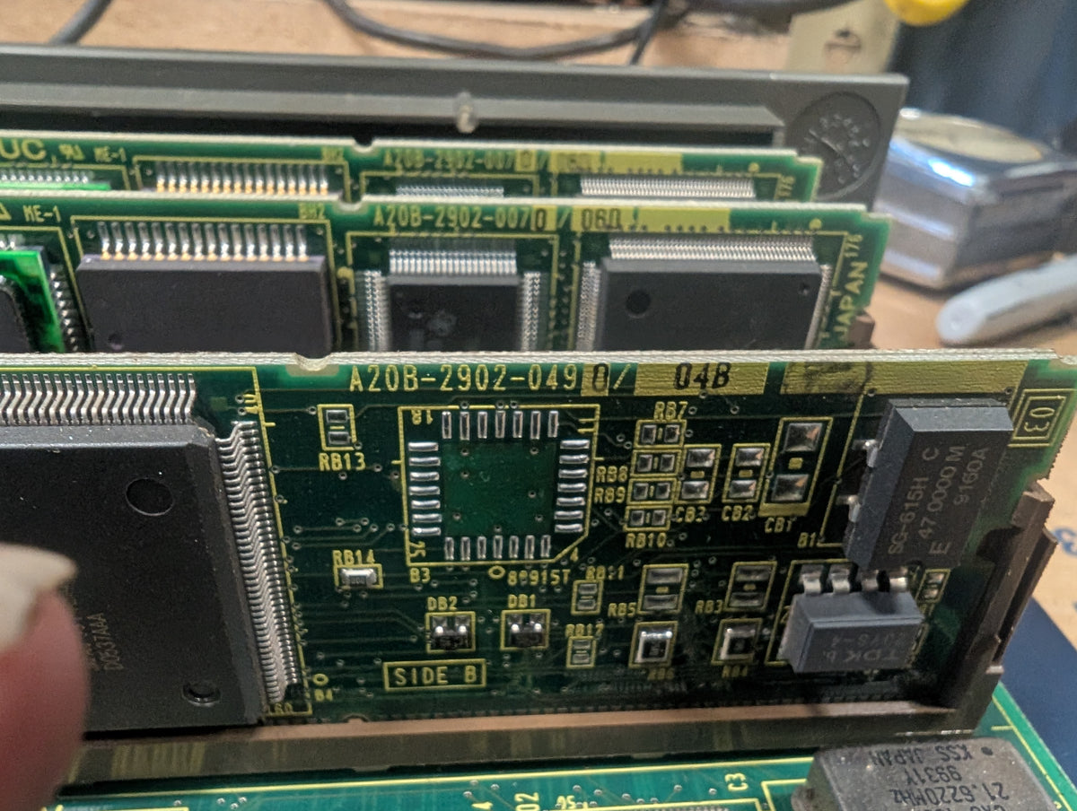 Fanuc A16B-3200-0210 /5C CPU Amada Vipros & (8) Boards Used