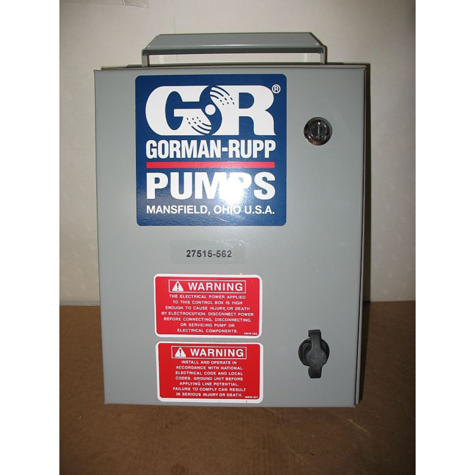 Gorman-Rupp Pump Control 27515-562, 460V, 6HP, New