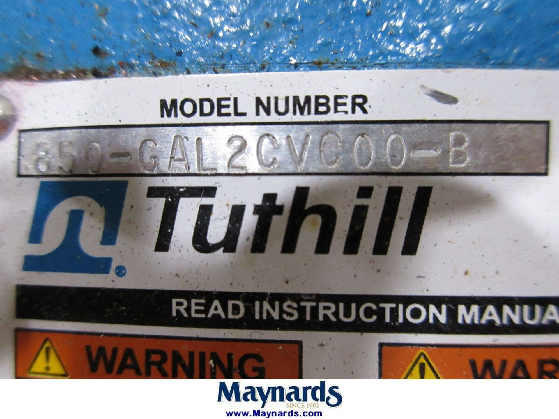 2018 Tuthill 10HP 2-Stage Vacuum Pump System SDV320, 850-GAL2CVC00-A Used