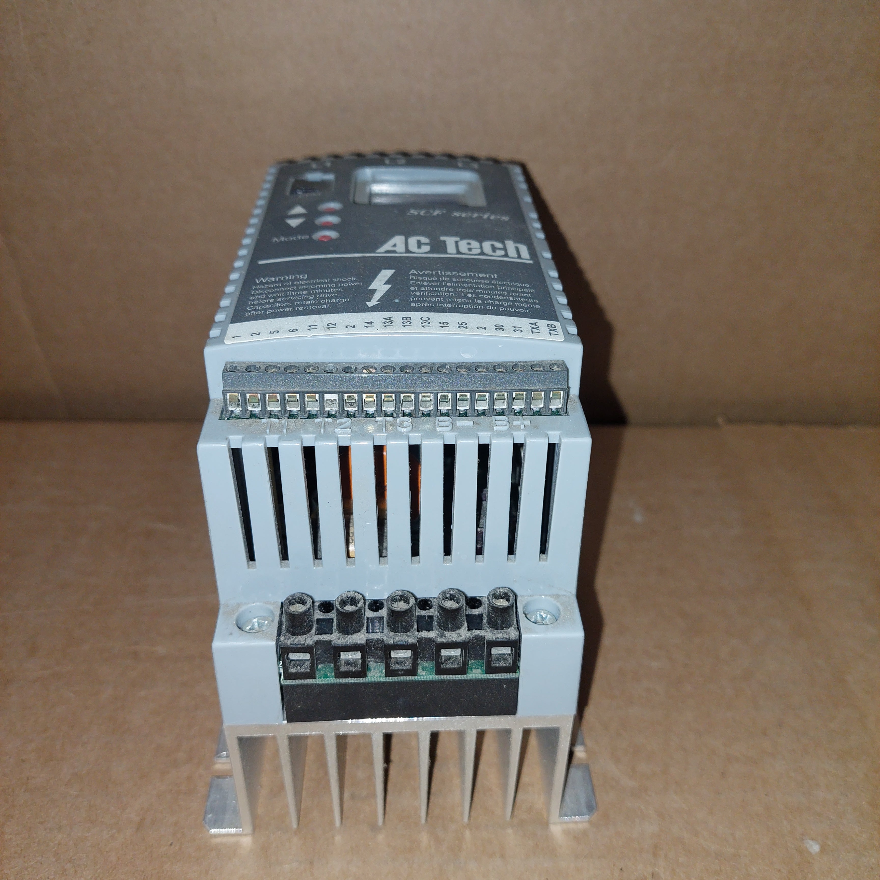 AC Tech SF410 1HP VFD Drive 480V 3 PH Used