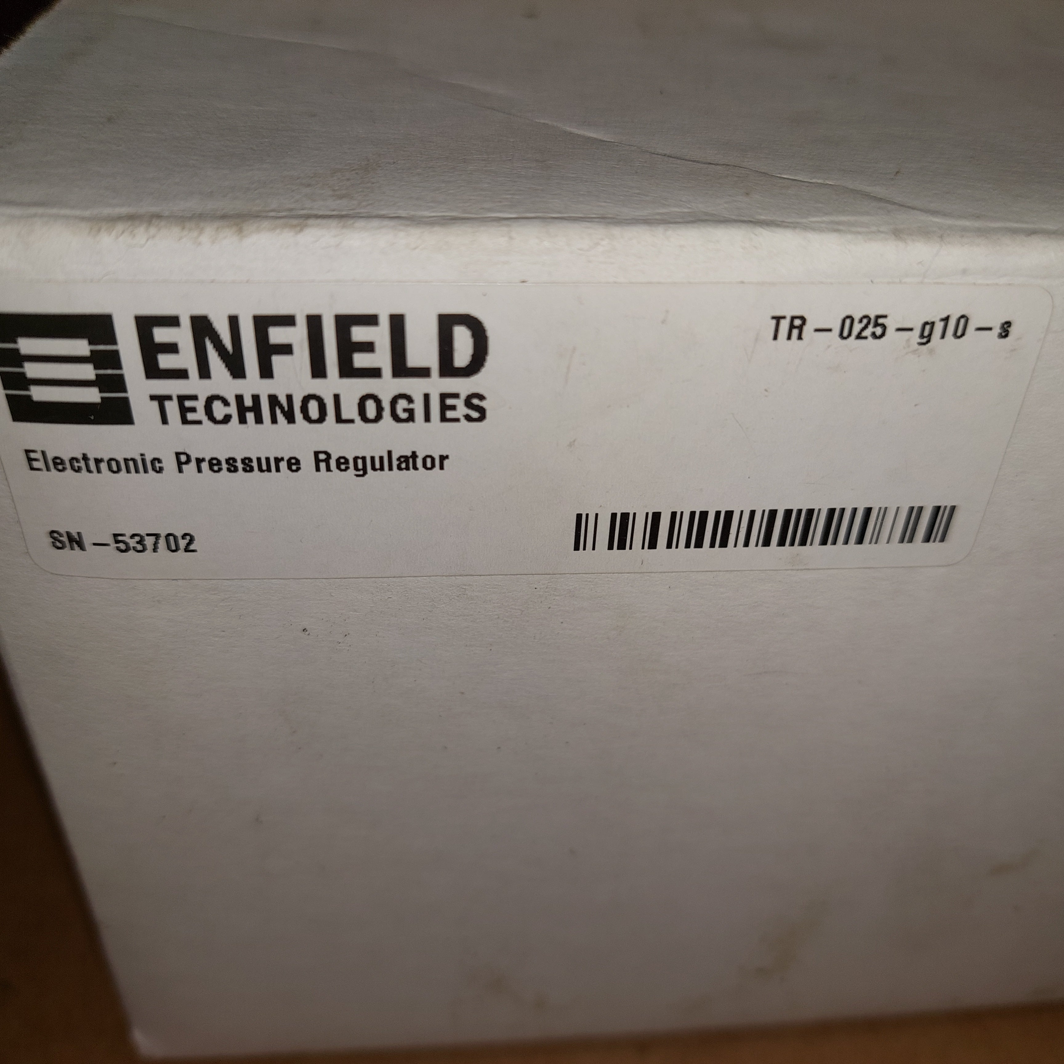 Enfield Technologies TR-025-G10-S Proportional Pressure Regulator New