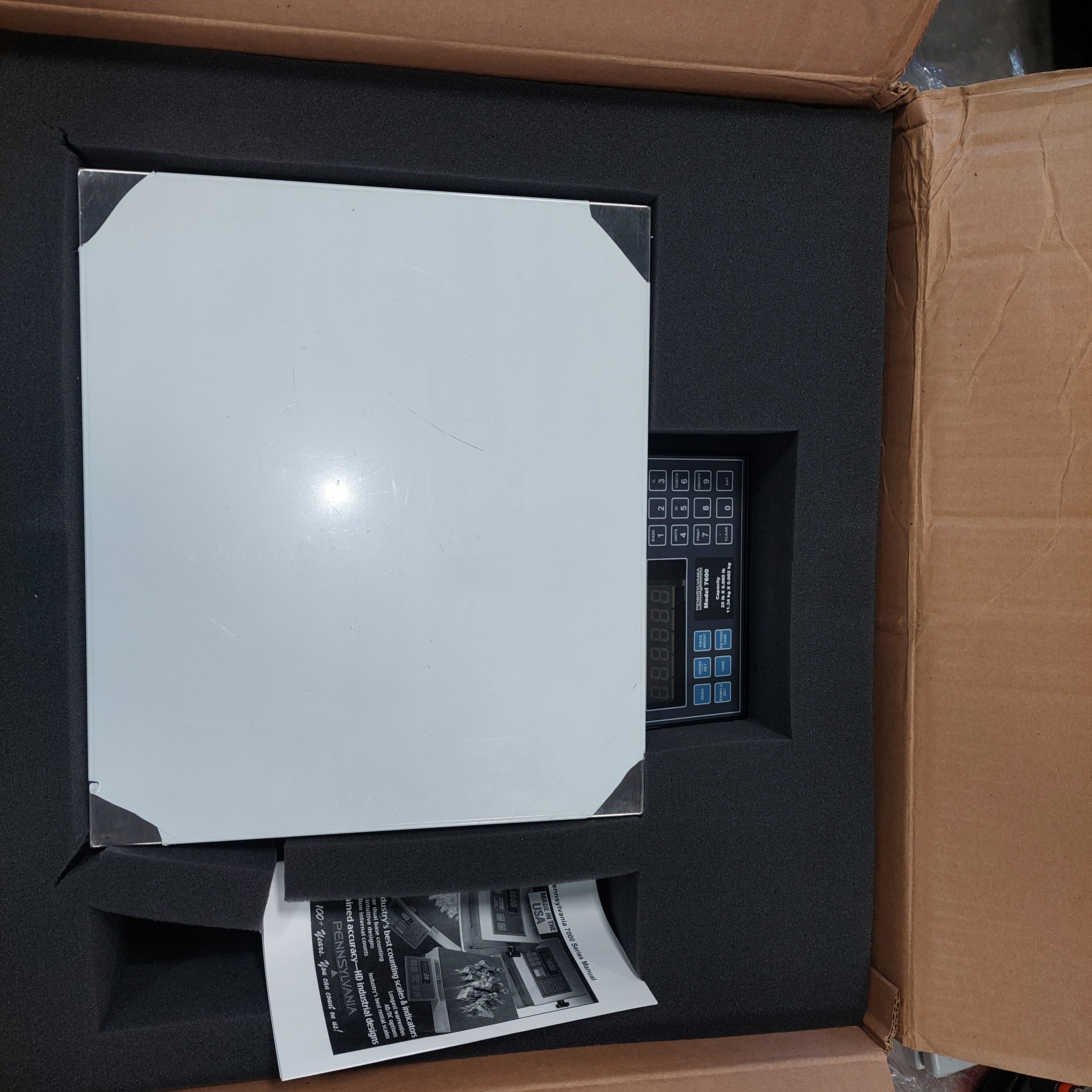 Pennsylvania 7600S Counting & Bench Scale 25lb New