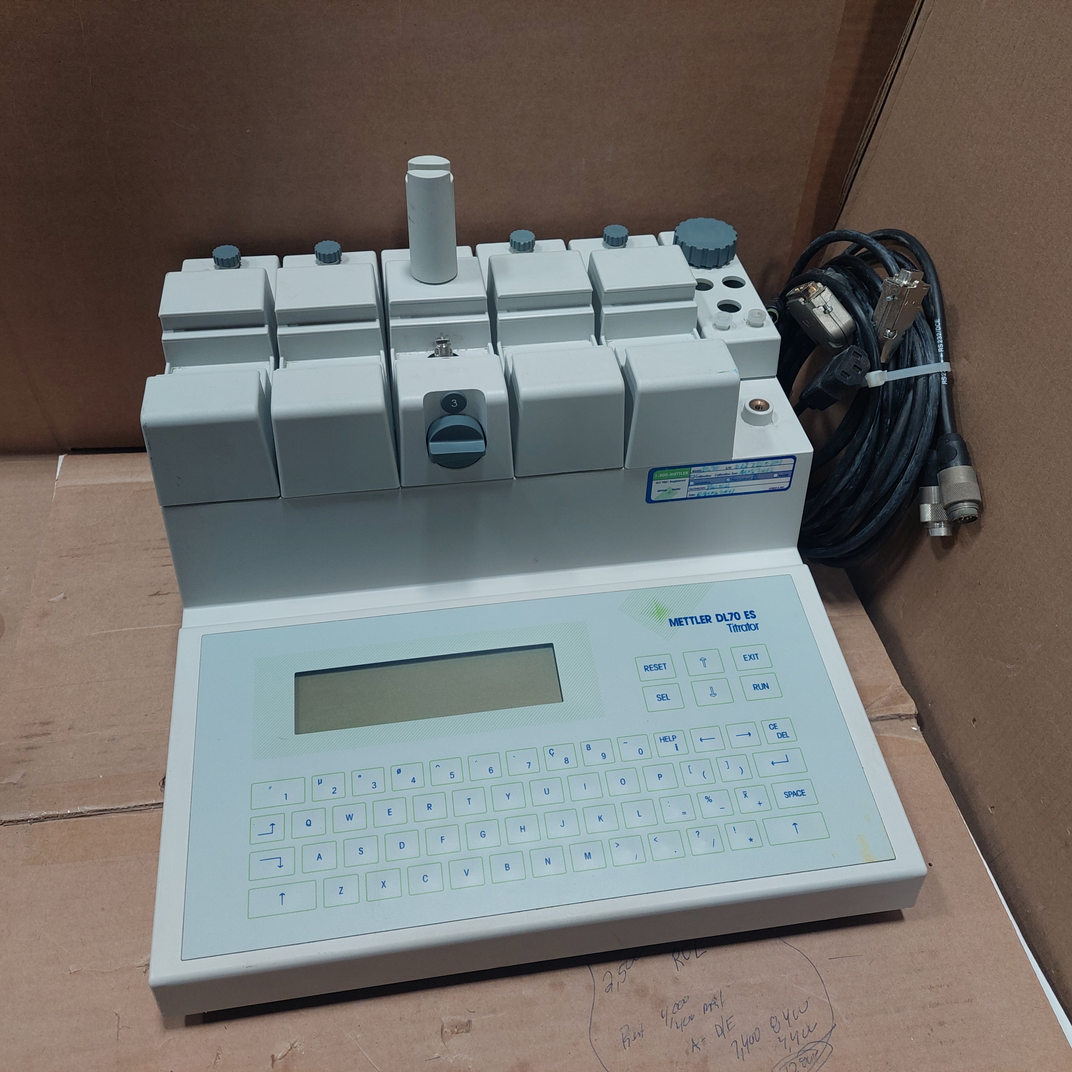 Mettler Toledo DL70 ES Titrator Used