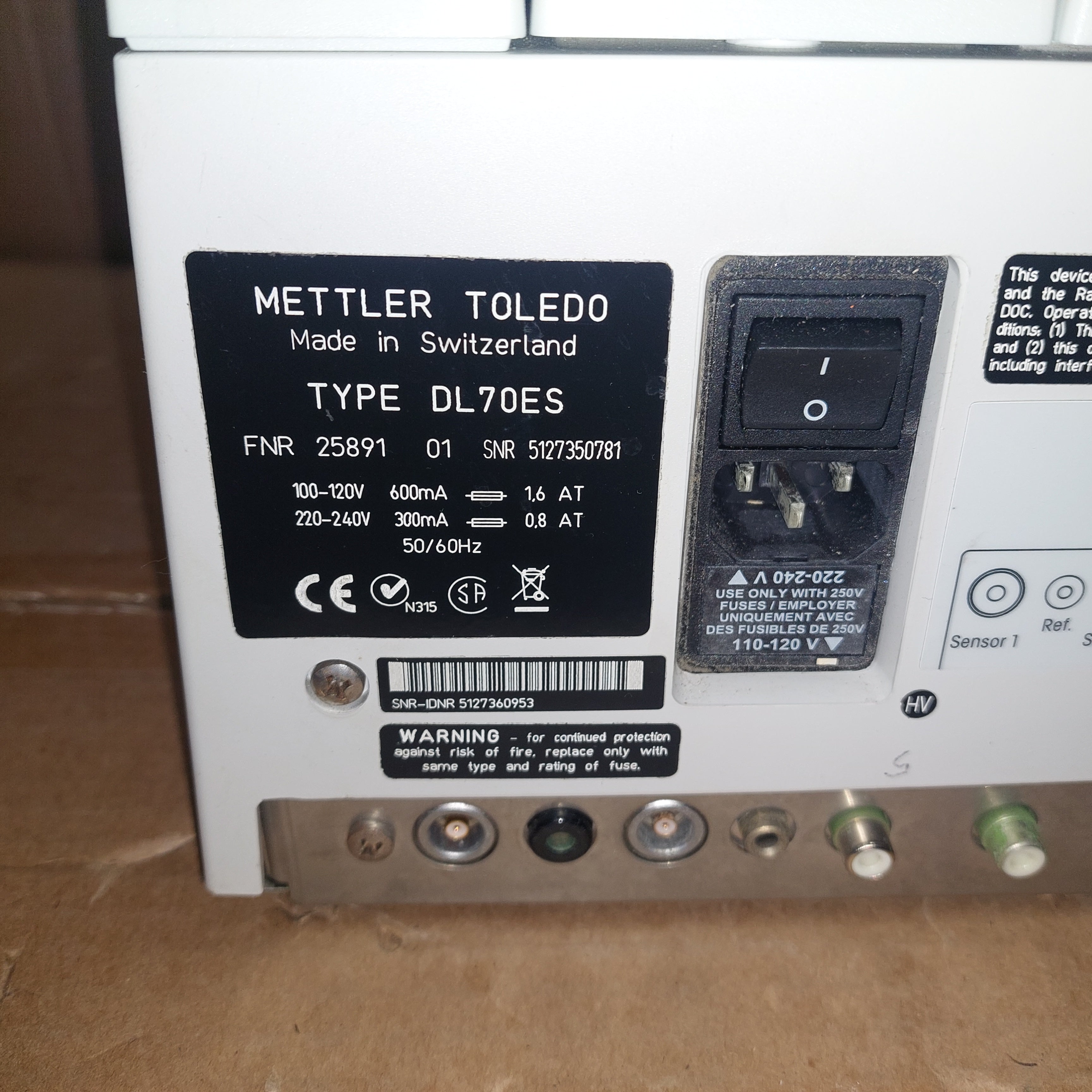Mettler Toledo DL70 ES Titrator Used